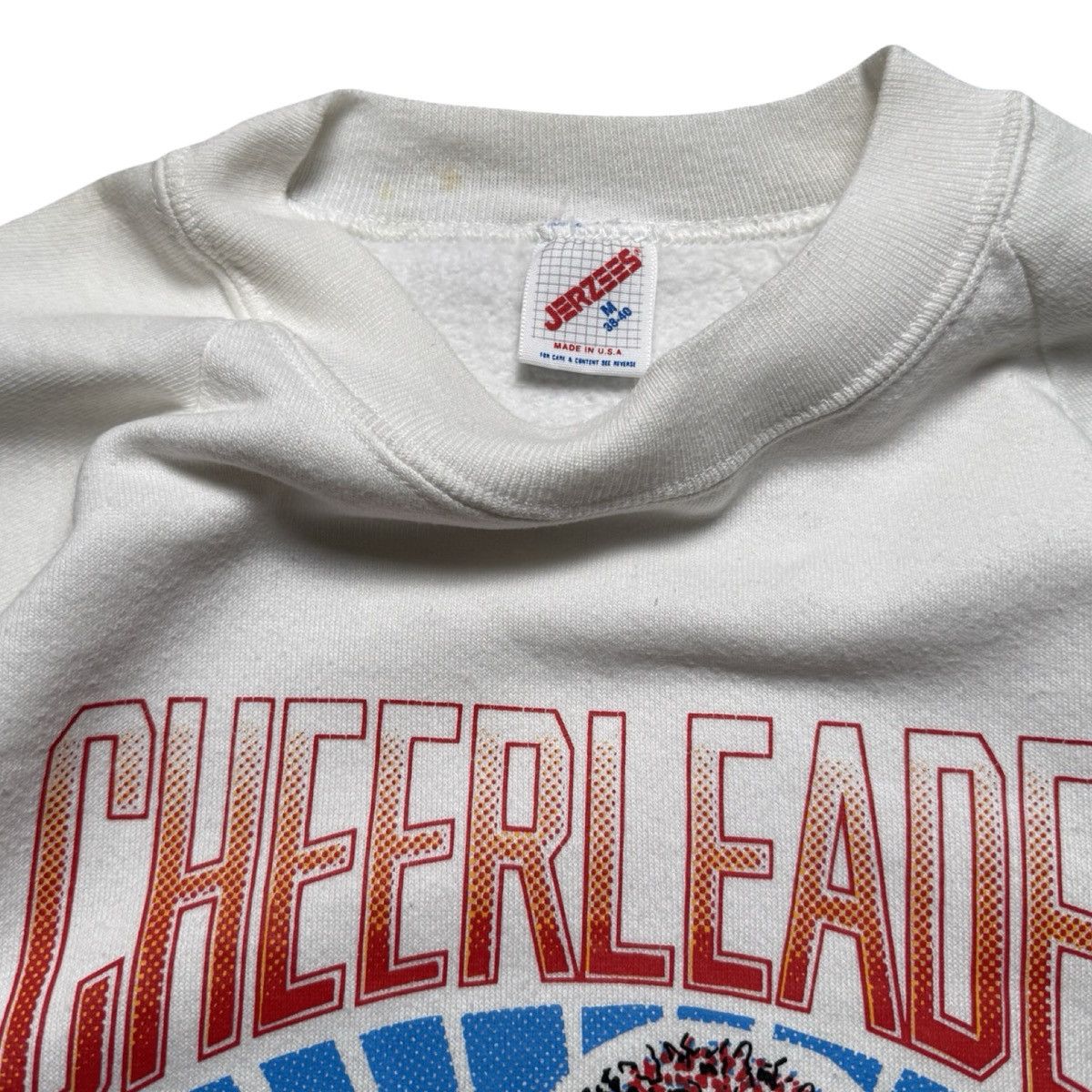 Vintage Vintage 90s Cheerleader Pullover Sweatshirt Jerzees M Size L / US 10 / IT 46 - 4 Thumbnail