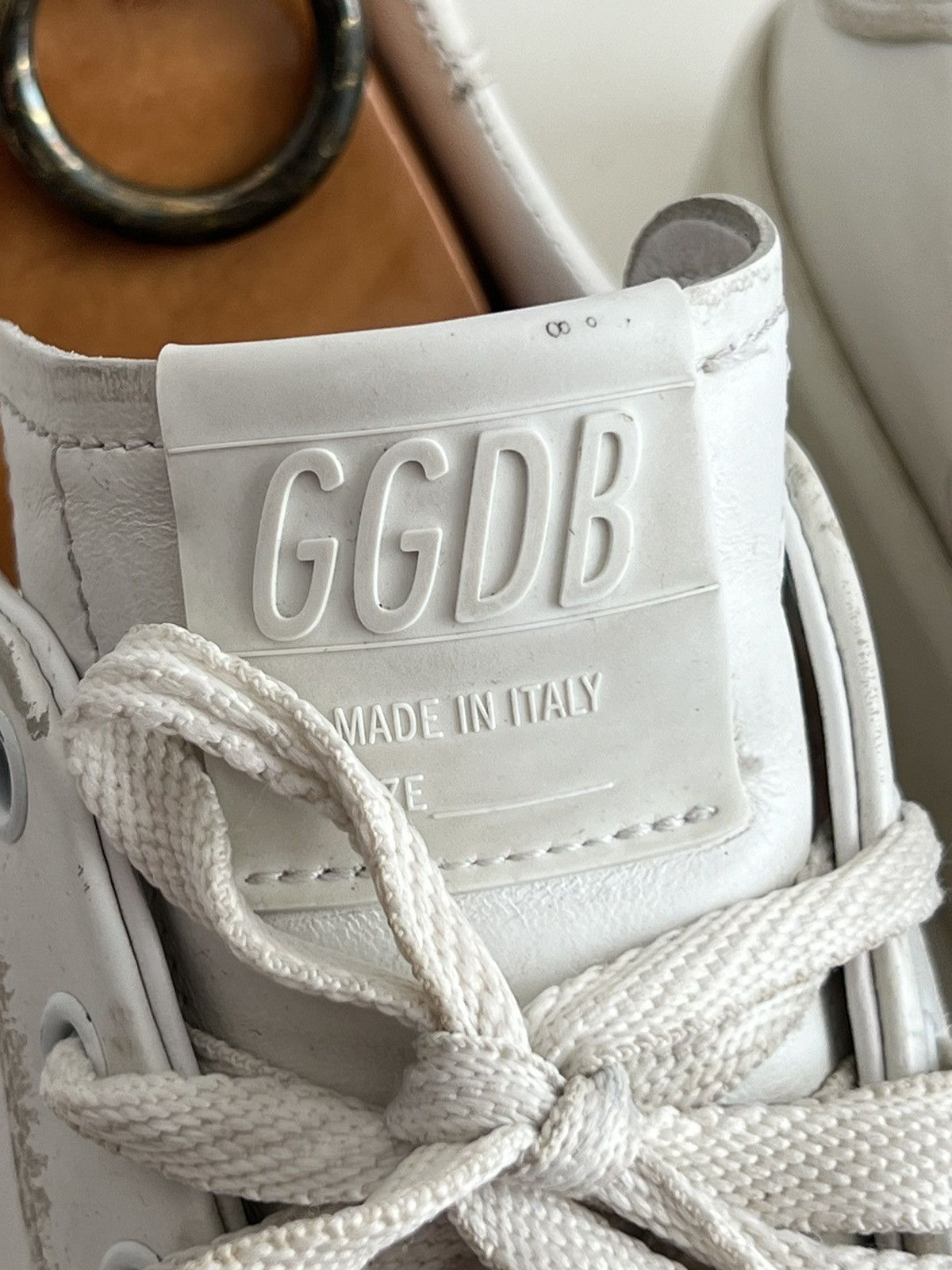 Golden Goose Golden Goose Pure Star Distressed Sneakers White Size US 9 / EU 42 - 8 Thumbnail