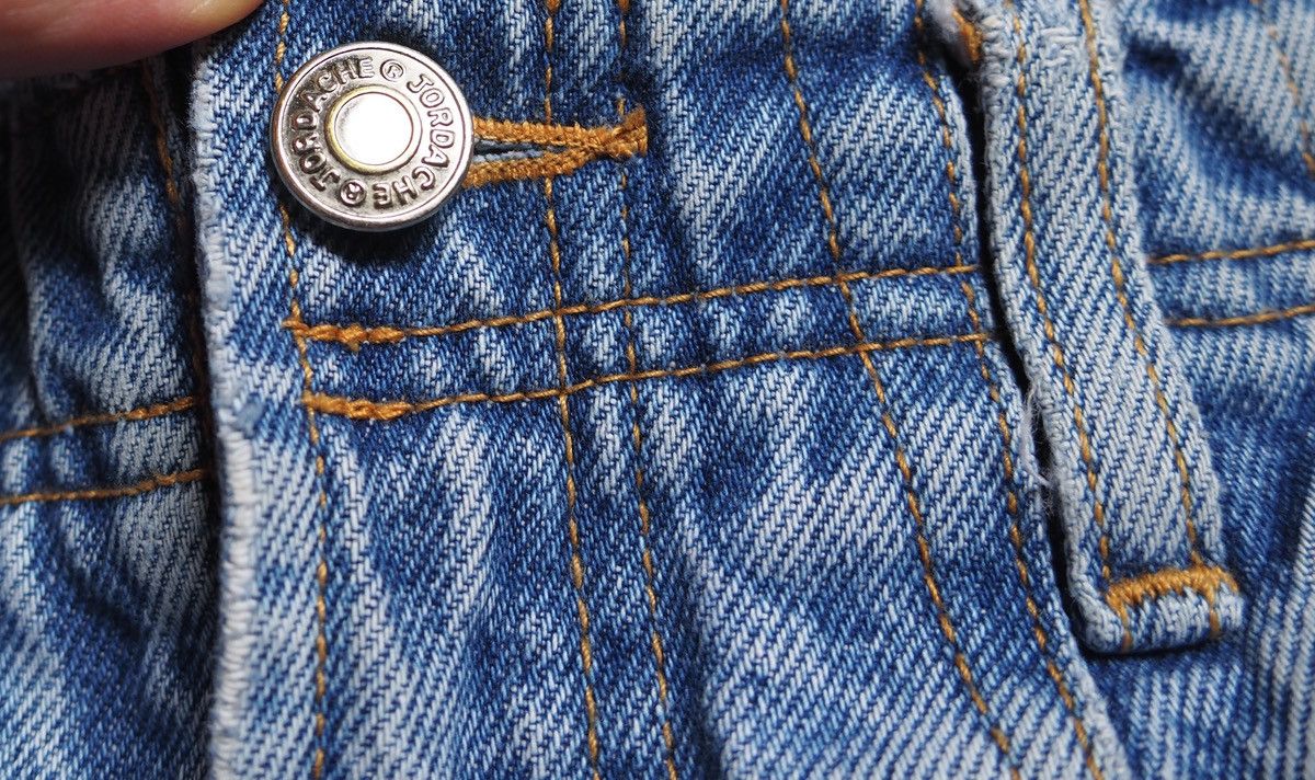 Jordache Vintage 80s 90s Jordache Pleated Carpenter denim, 32 Size US 32 / EU 48 - 8 Thumbnail