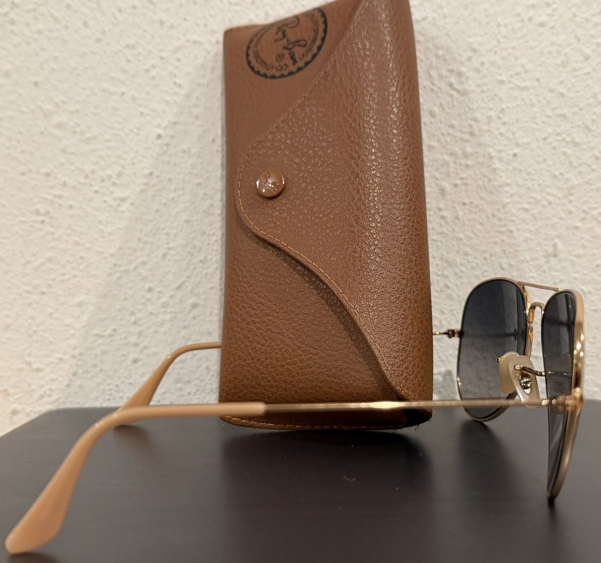 RayBan Ray Ban RB3025 Aviator Large Metal Gold Gradient Italy Size ONE SIZE - 5 Thumbnail
