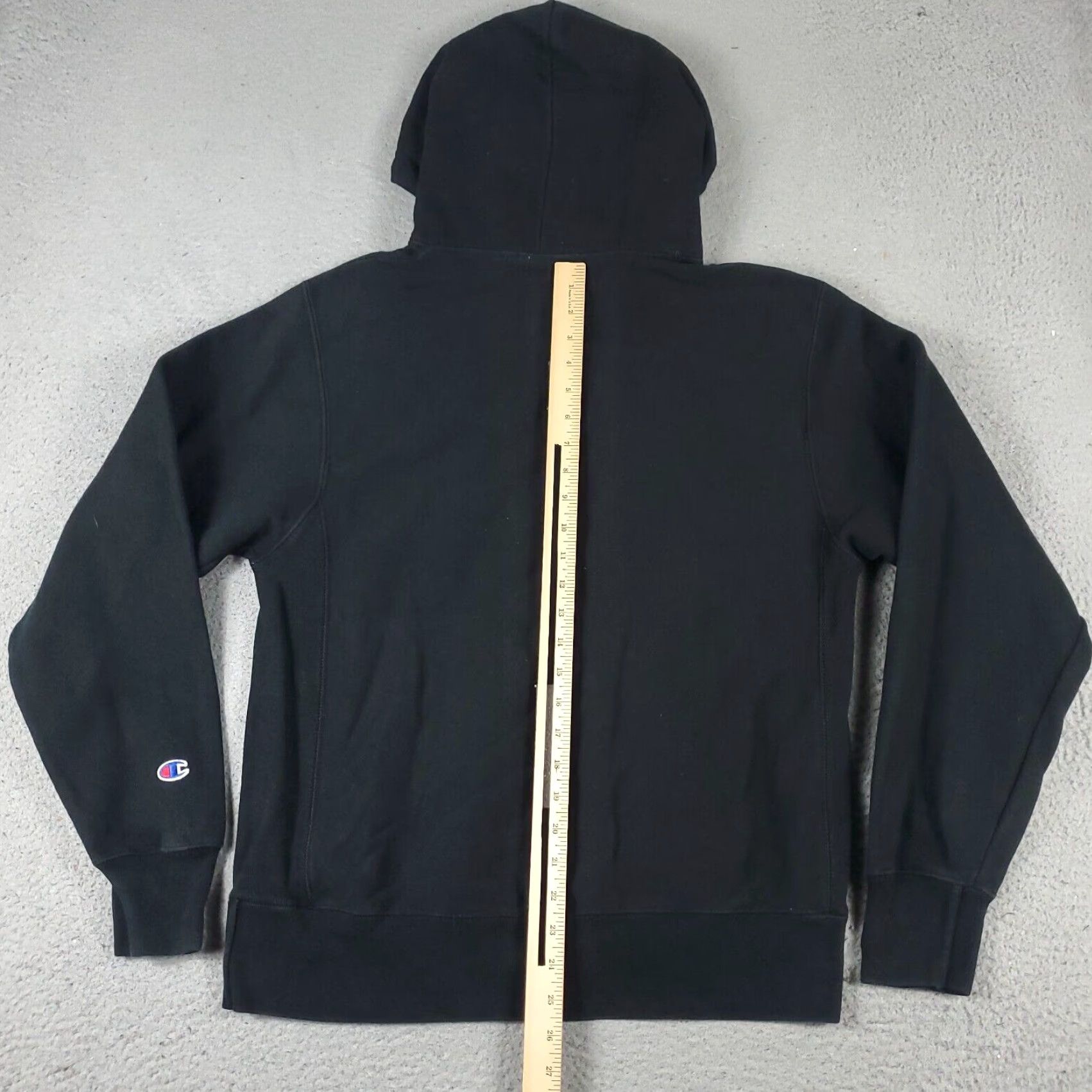 Champion Champion Hoodie Mens Medium Black Pullover Sweatshirt Fleece Long Sleeve Size US M / EU 48-50 / 2 - 6 Thumbnail