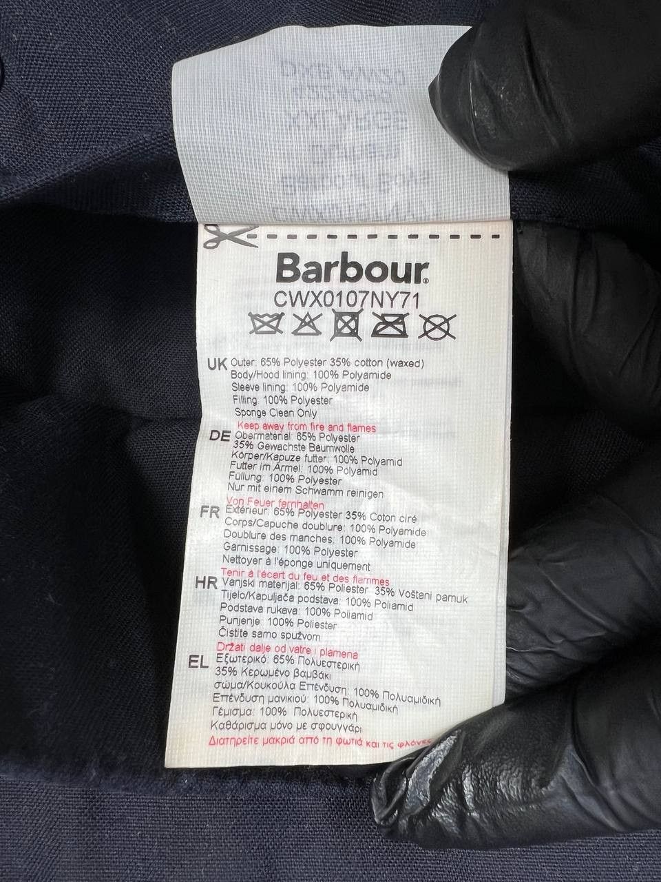 Barbour Barbour Hooded Waxed Jacket Parka Navy Boys Size XXL Size S / US 4 / IT 40 - 5 Thumbnail