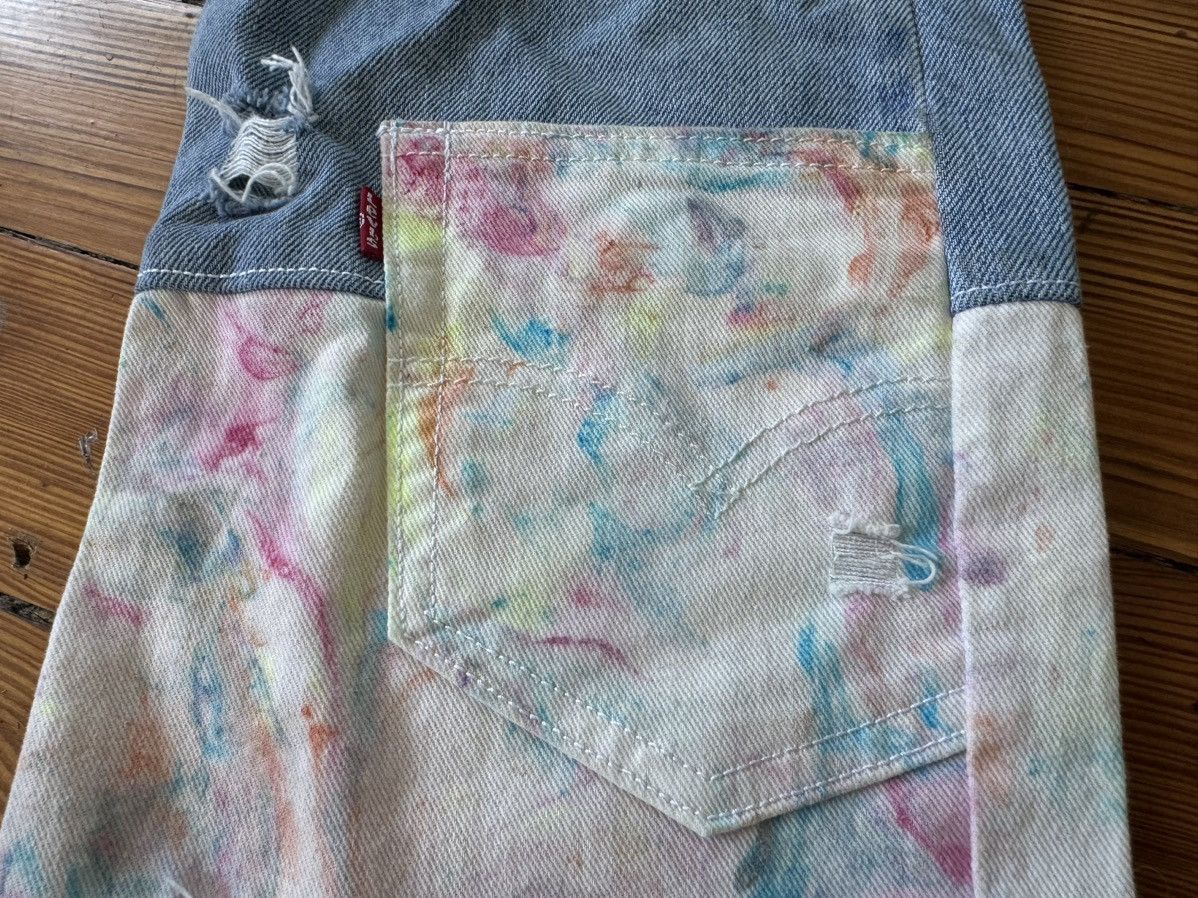 Other OG Dasyori Yori Jeans Marble Dye Denim Butterrails 5 Stripe Size US 30 / EU 46 - 4 Thumbnail
