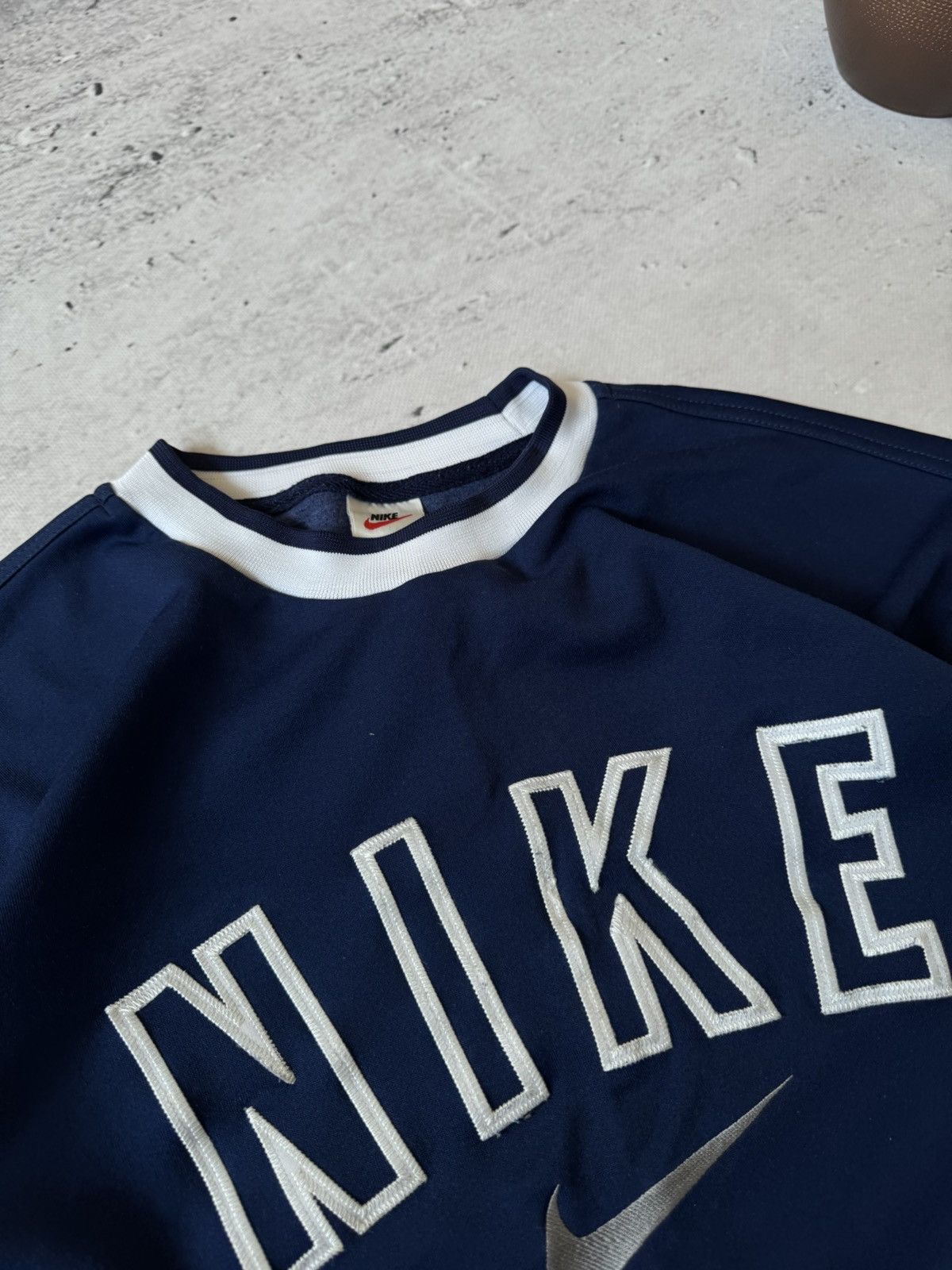 Nike × Vintage NIKE VINTAGE 00s y2k OVERSIZE BAGGY SWEATSHIRT CENTER LOGO Size US L / EU 52-54 / 3 - 5 Thumbnail