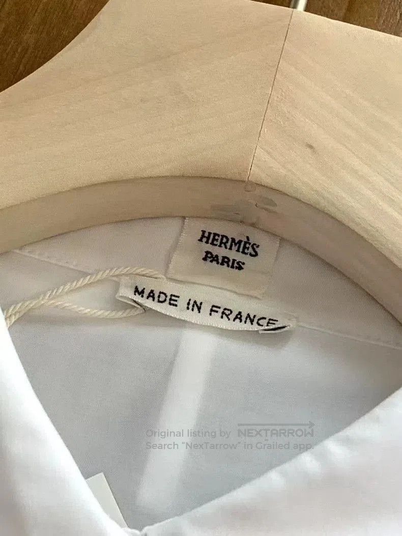 Hermes Hermes Long Sleeve Mid-Length Shirt. Size US XS / EU 42 / 0 - 3 Thumbnail