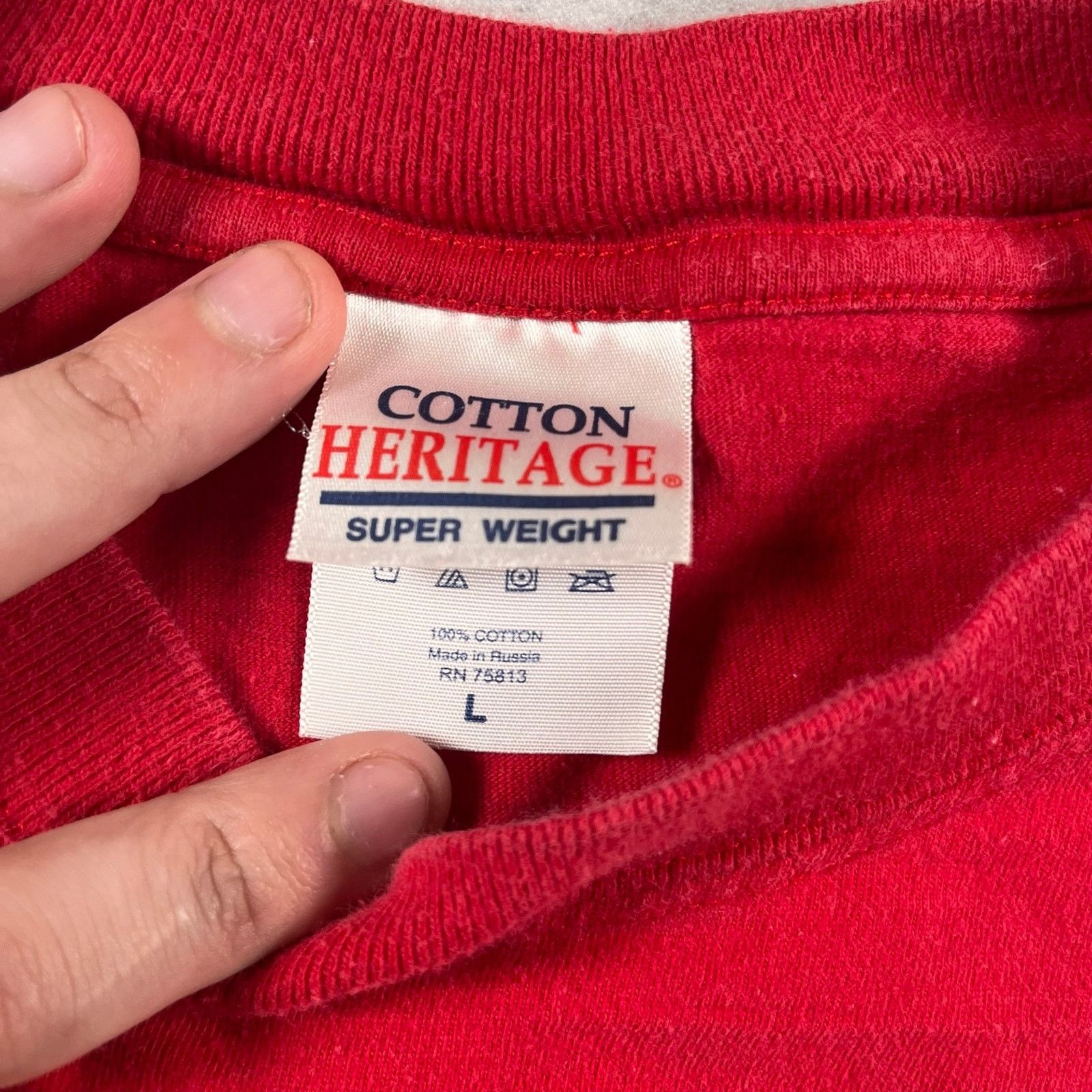 34 Heritage 90s vintage t shirt Size US L / EU 52-54 / 3 - 3 Thumbnail