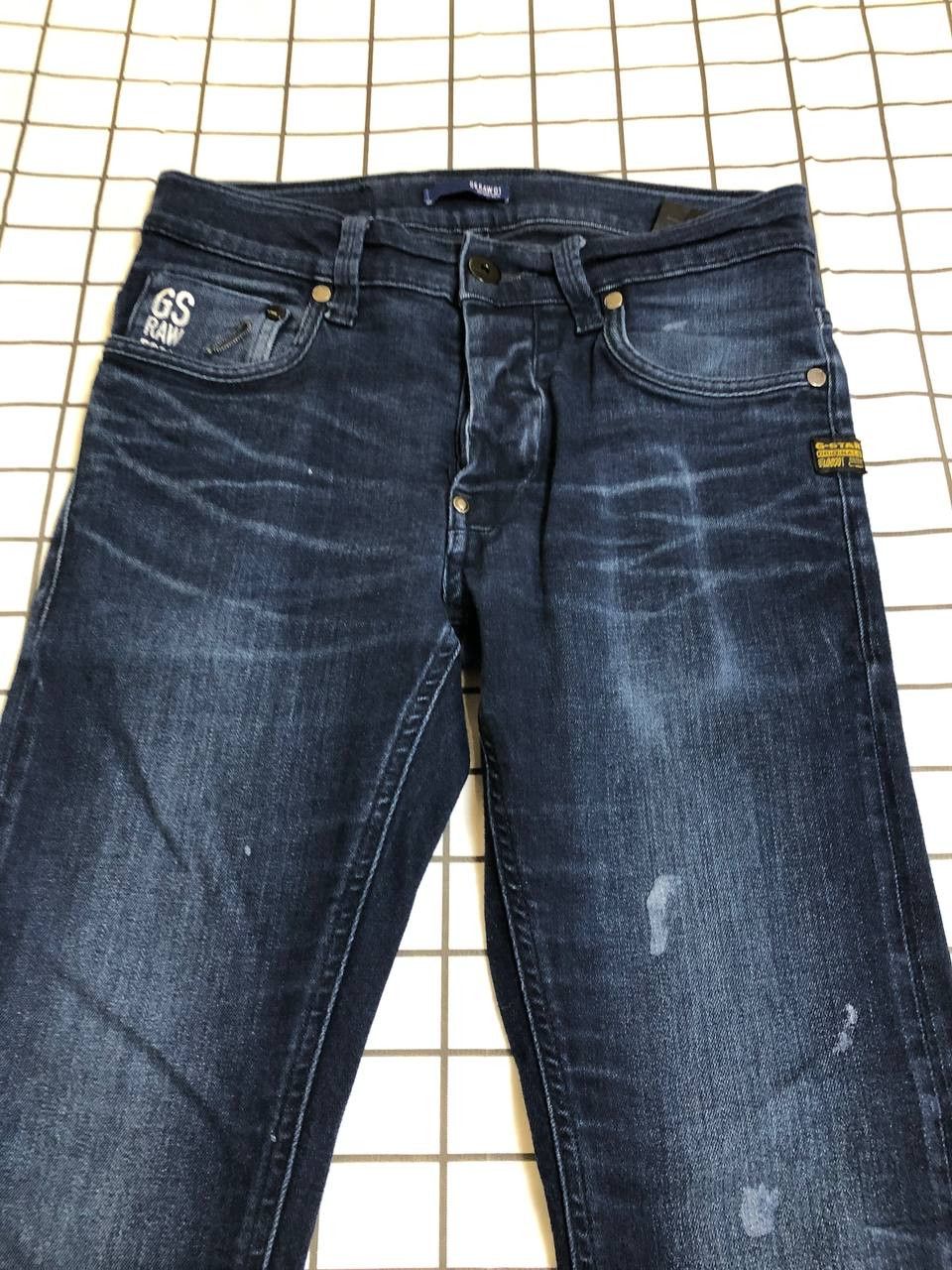 G-Star G Star Raw Vintage Mens Heller Tapered Denim Pants Jeans Size 30" / US 8 / IT 44 - 6 Thumbnail