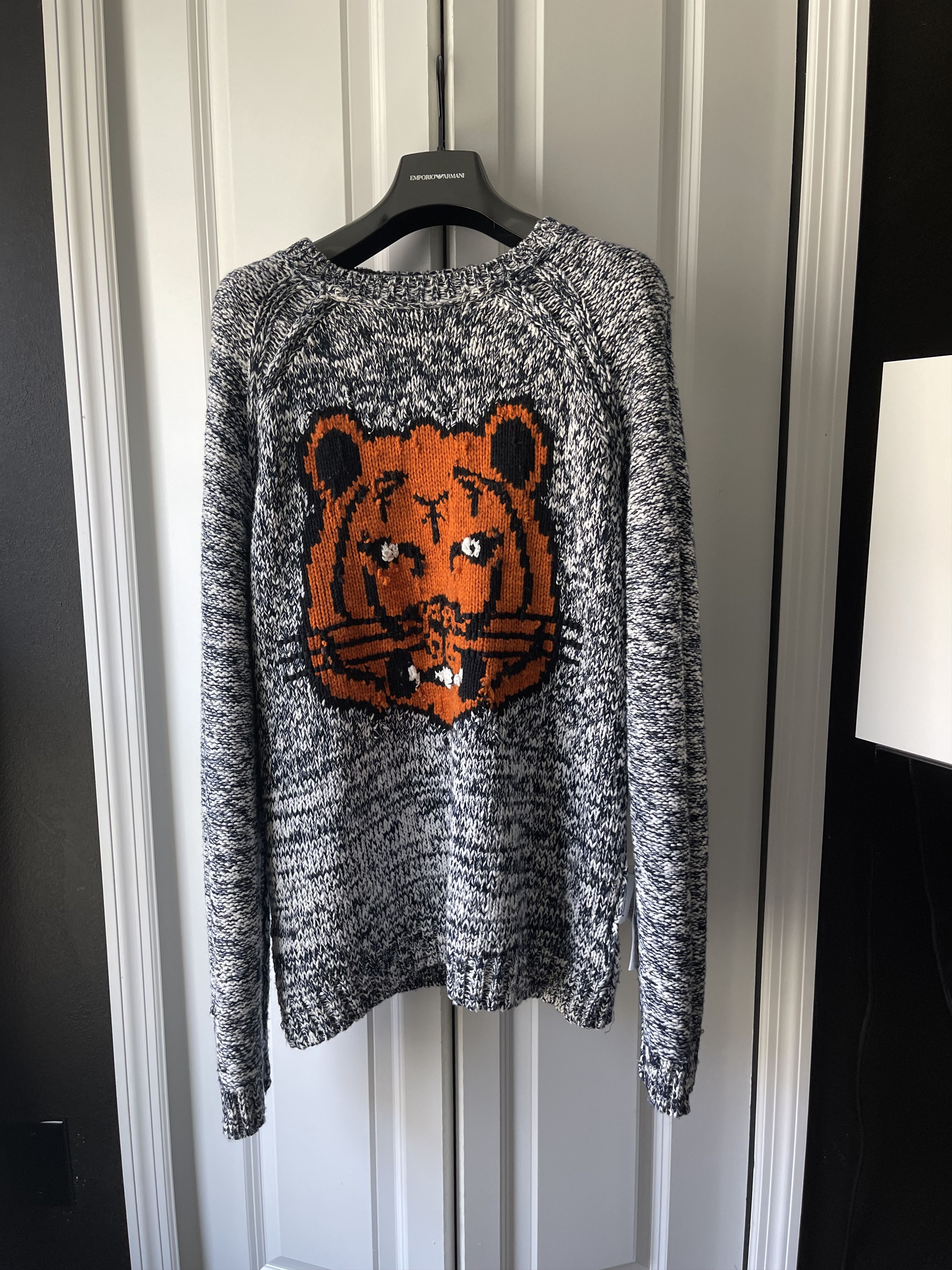 Kenzo Kenzo inside out sweater jacquard tiger Size US S / EU 44-46 / 1 - 3 Thumbnail