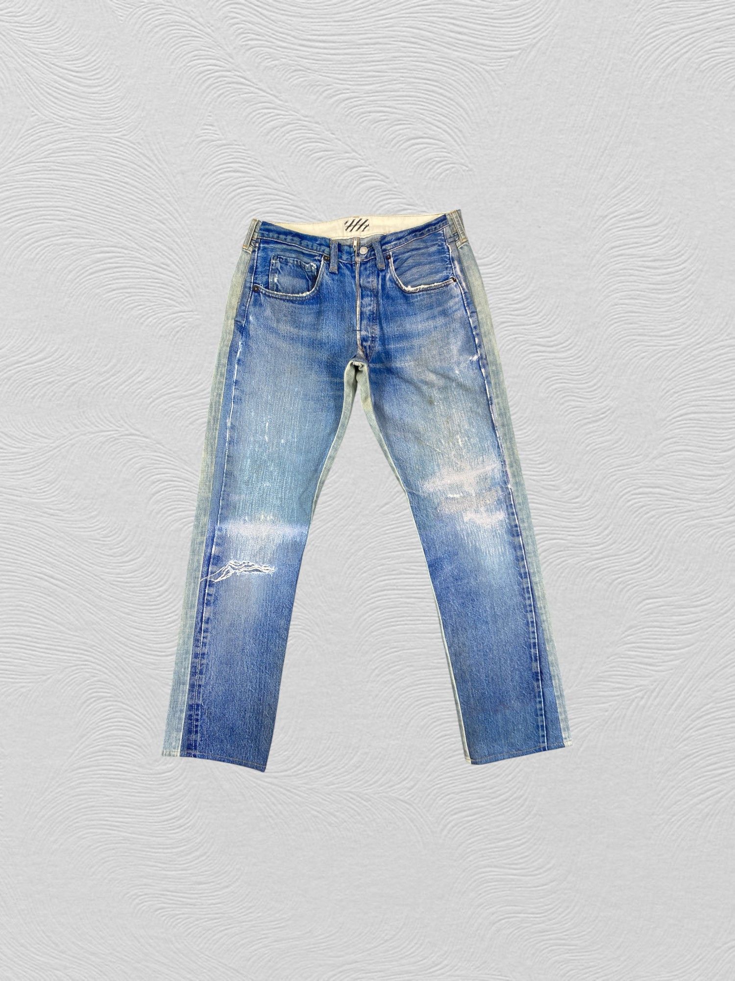 Kapital Japanese Brand Distressed kapital style Jeans 32x31 - JN3553 Size US 32 / EU 48 - 1 Thumbnail