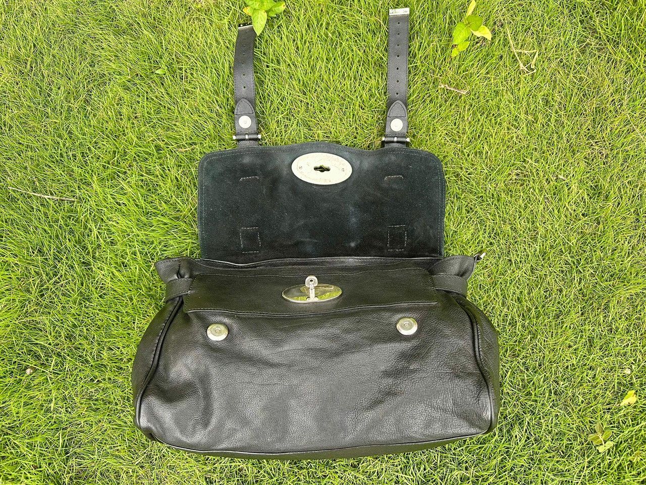 Mulberry Authentic Mulberry Alexa Grained Leather Satchel Bag Size ONE SIZE - 4 Thumbnail