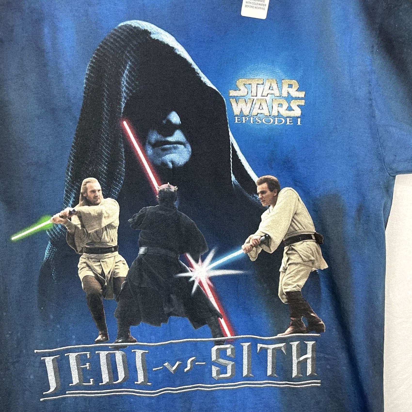 Star Wars VINTAGE Star Wars Shirt Mens XL Jedi vs Sith Tie Dye Episode 1 Tee Size US XL / EU 56 / 4 - 4 Thumbnail