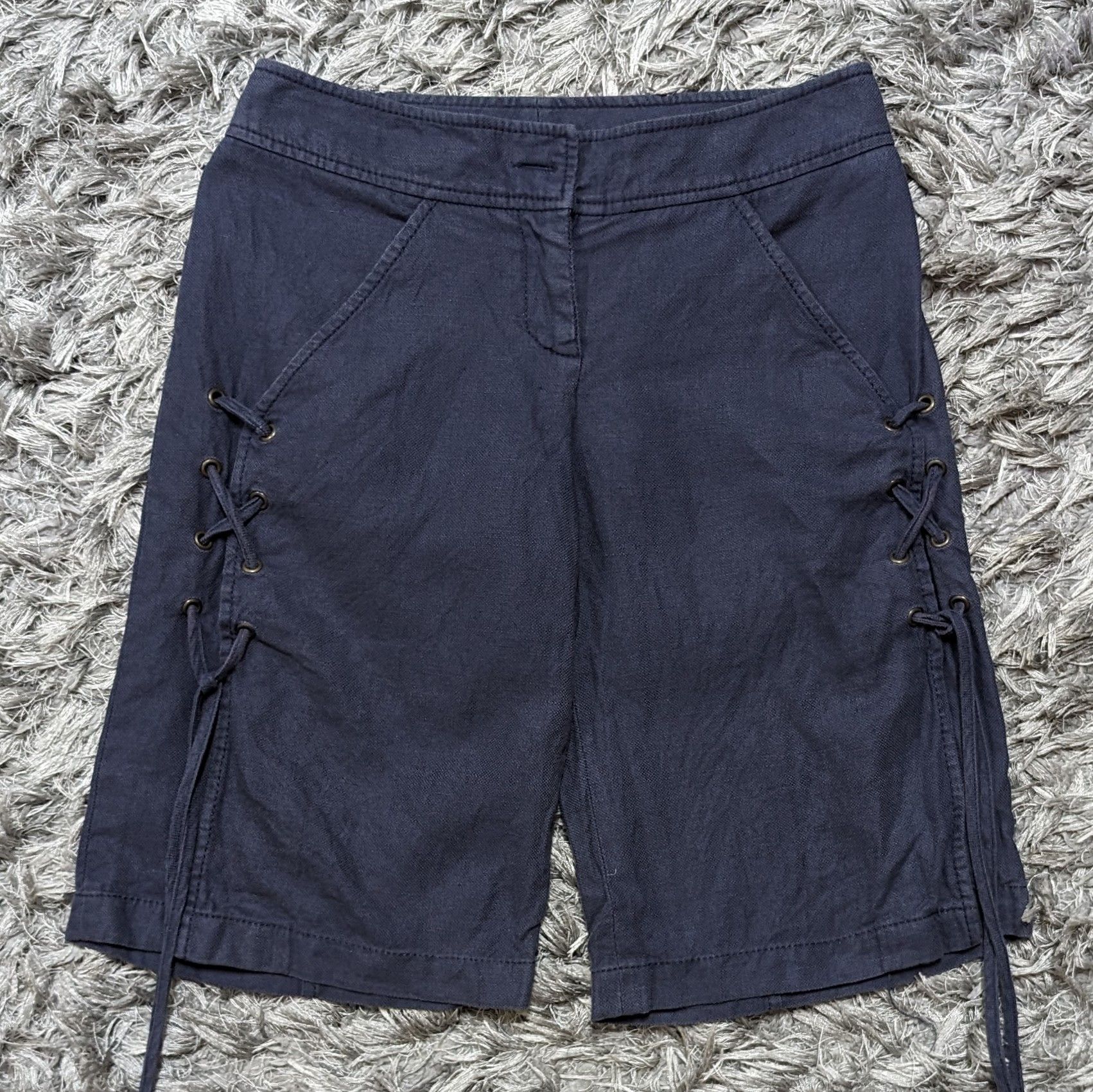 Valentino Vintage Valentino Roma Laced Drawstring Shorts Bottom Size 27" / US 4 / IT 40 - 1 Thumbnail