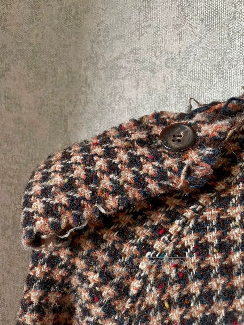 Junya Watanabe Junya Watanabe Houndstooth double-breasted wool coat Size S / US 4 / IT 40 - 5 Thumbnail
