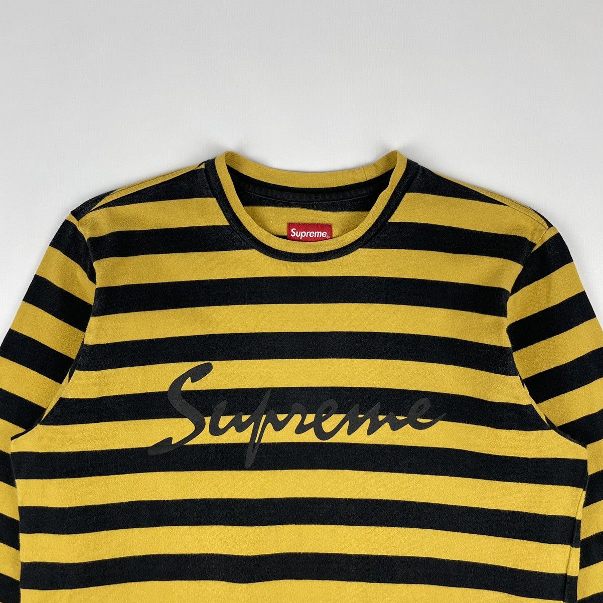 Supreme Supreme Striped Long Sleeve T-Shirt Size US M / EU 48-50 / 2 - 3 Thumbnail