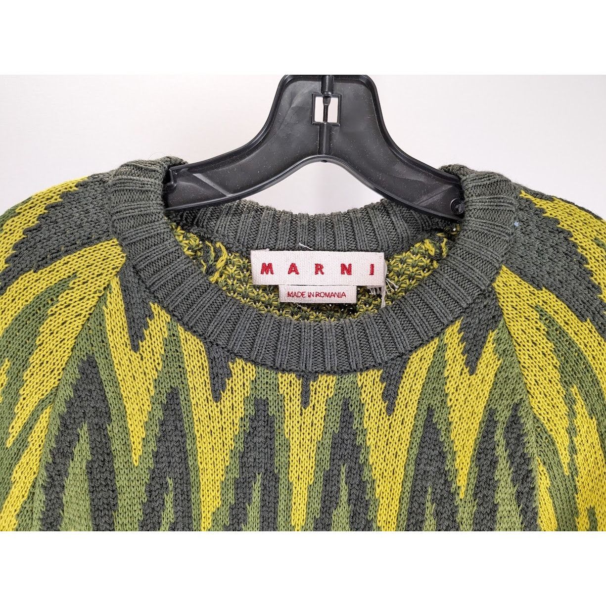 Marni o1rshd1 Fire Island Logo WV Gauge in Leav Green Size US L / EU 52-54 / 3 - 7 Thumbnail