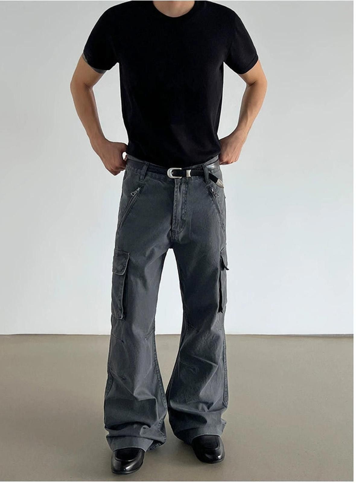 Other Gray Multi Pocket Cargo Pants Size US 32 / EU 48 - 4 Thumbnail