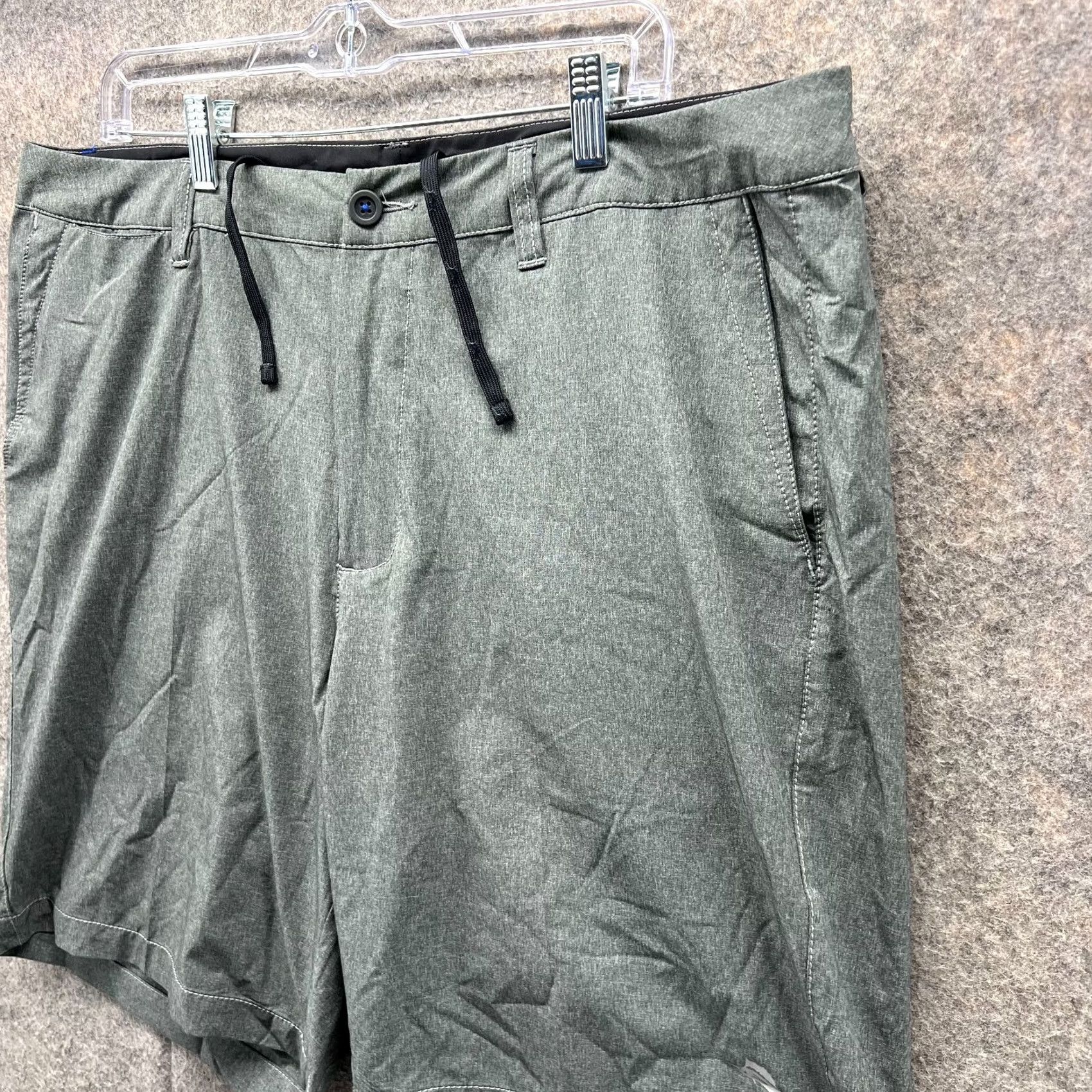 Tommy Bahama Tommy Bahama Shorts Men's 38 Gray Chino Flat Front Drawstring Pockets Casual Travel Vintage: No Size US 38 / EU 54 - 5 Thumbnail
