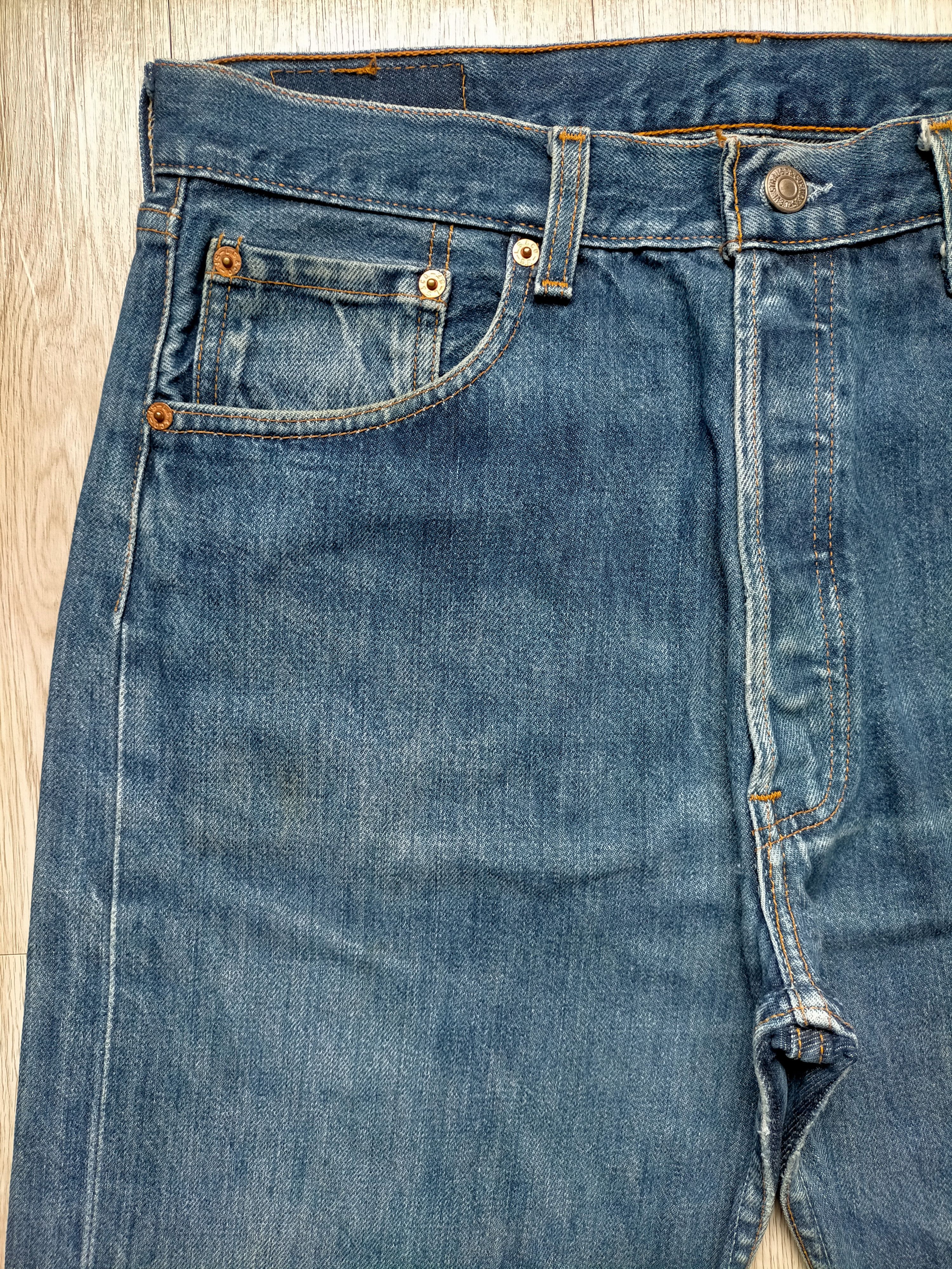 Levi's Vintage Clothing Vintage Levis 501 Bell Bottom denim Pants Size US 33 - 4 Thumbnail