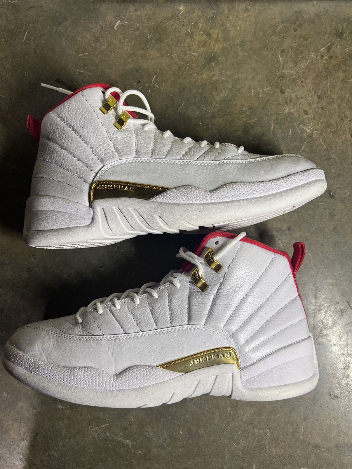 Japanese Brand × Nike Air Jordan 12 “FIBA” *No Box white red gold Size US 11 / EU 44 - 8 Thumbnail