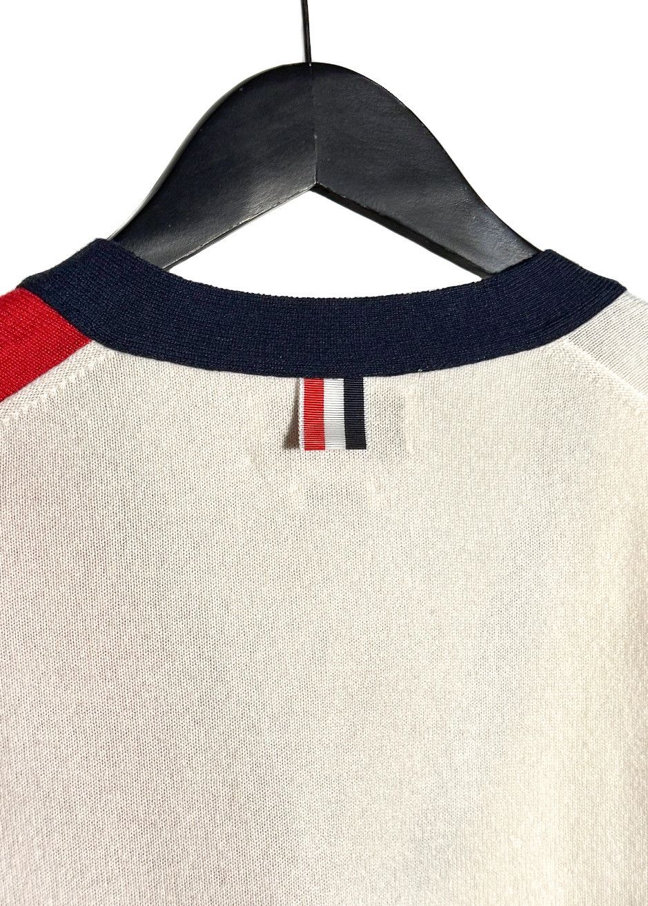 Thom Browne Thom Browne Tricolour Colourblock Cashmere Cardigan Sweater Size US XL / EU 56 / 4 - 5 Thumbnail