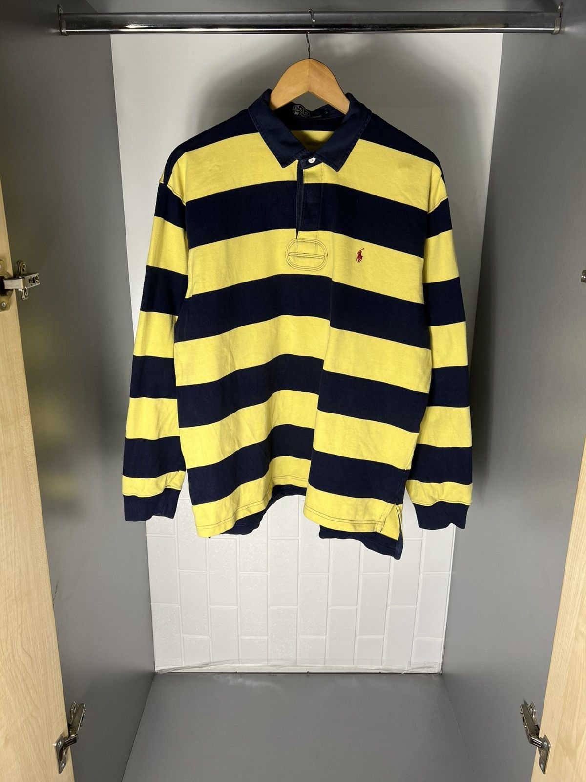 Polo Ralph Lauren VINTAGE POLO RALPH LAUREN RETRO DESIGNER RUGBY CASUAL 90s Size US L / EU 52-54 / 3 - 1 Thumbnail