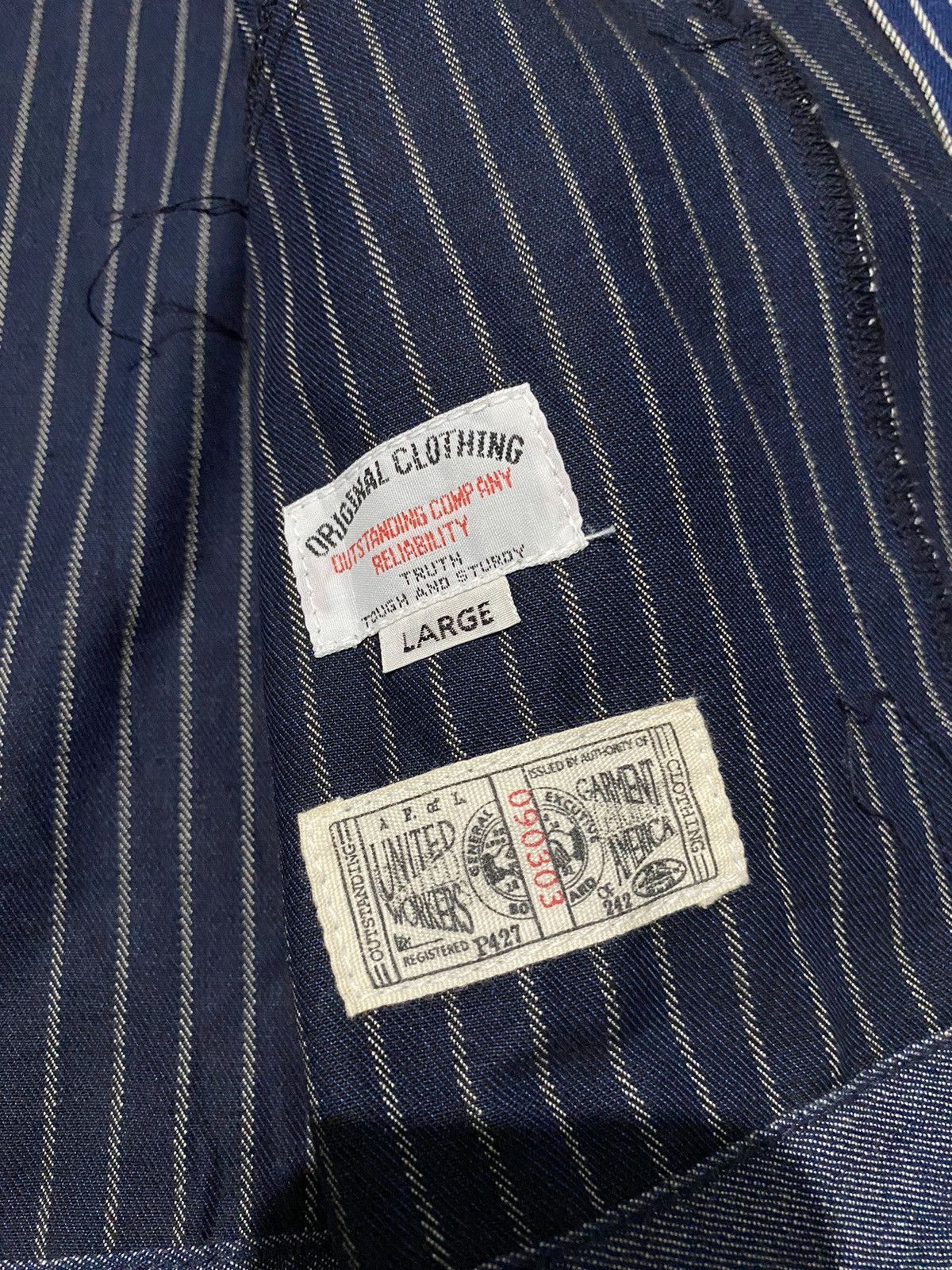 Vintage Out standing Workers Americana Denim Jacket kapital style Size US L / EU 52-54 / 3 - 6 Thumbnail