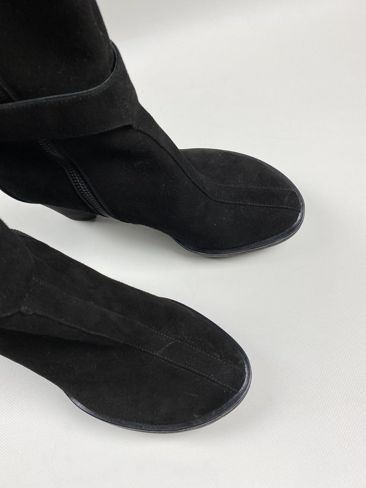 Ann Demeulemeester Ann Demeulemeester heeled over the knee suede boots shoes Size US 9 / IT 39 - 9 Thumbnail