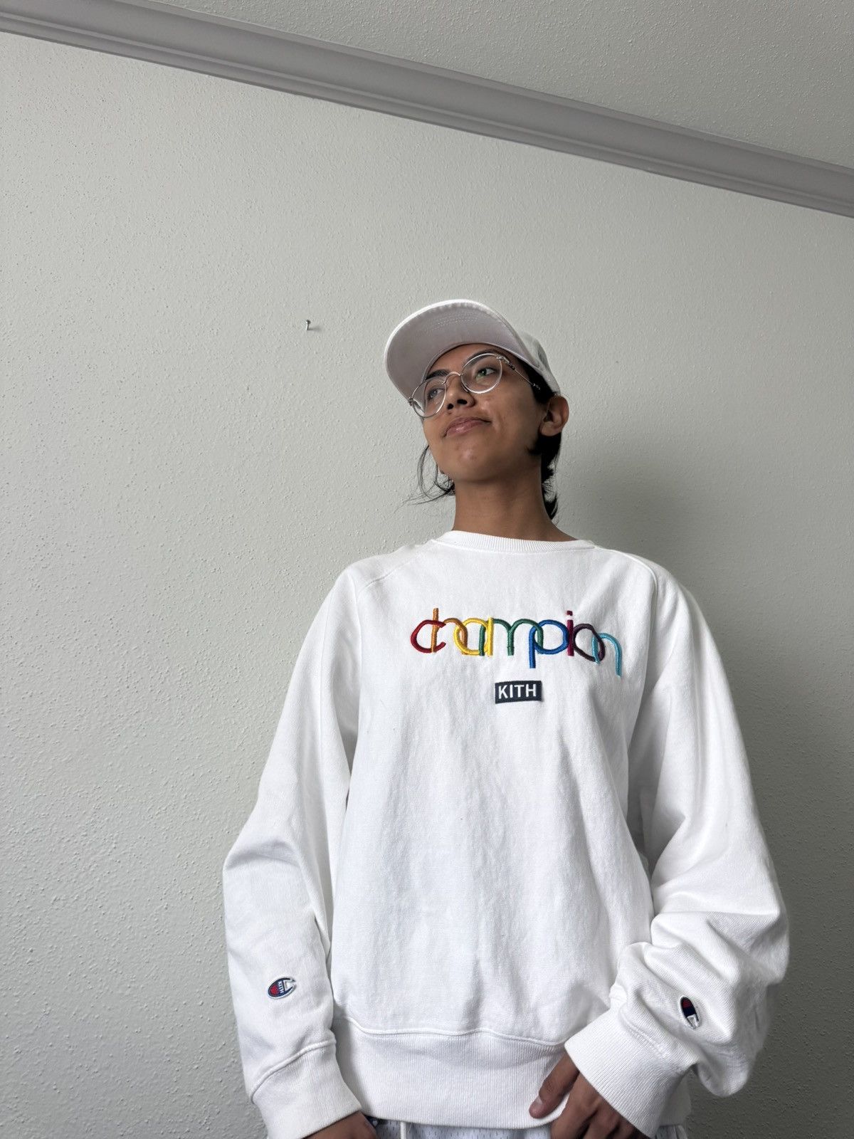 Champion × Kith Kith champion double logo large crewneck Size US L / EU 52-54 / 3 - 1 Thumbnail