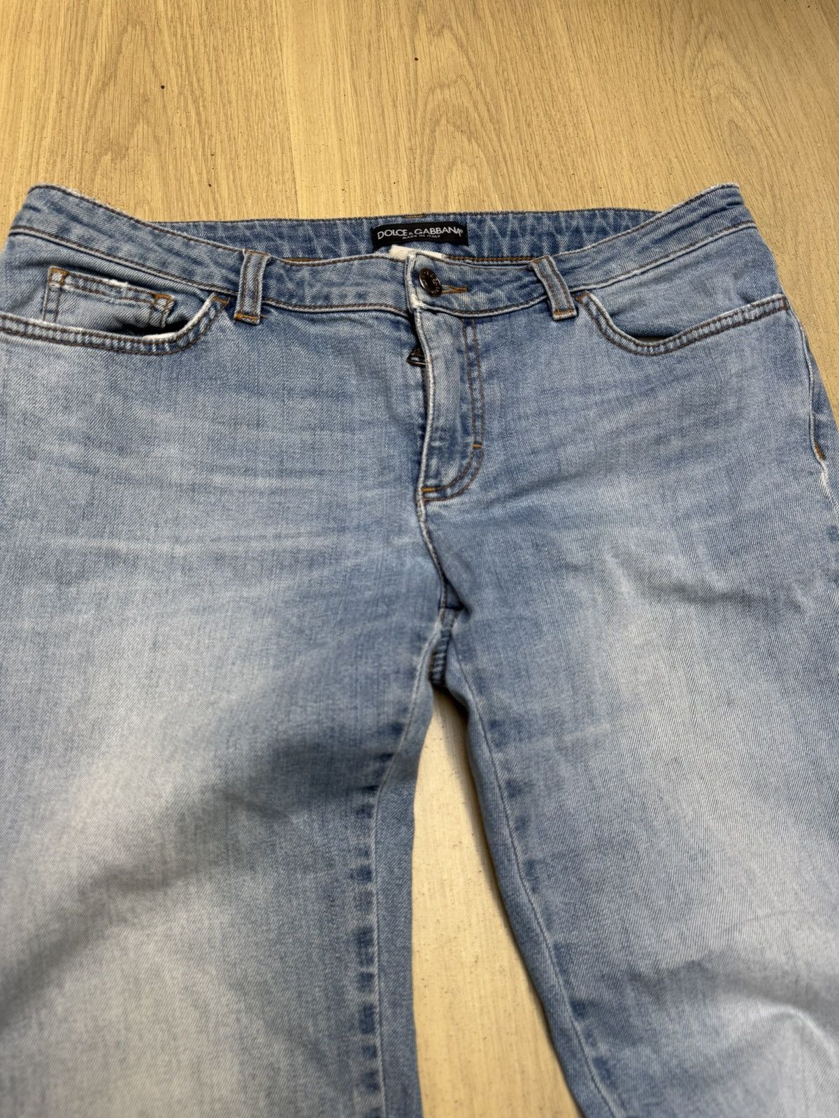 Dolce & Gabbana Dolce & Gabbana archive italy slim jeans 90s metal logo Size US 28 / EU 44 - 4 Thumbnail
