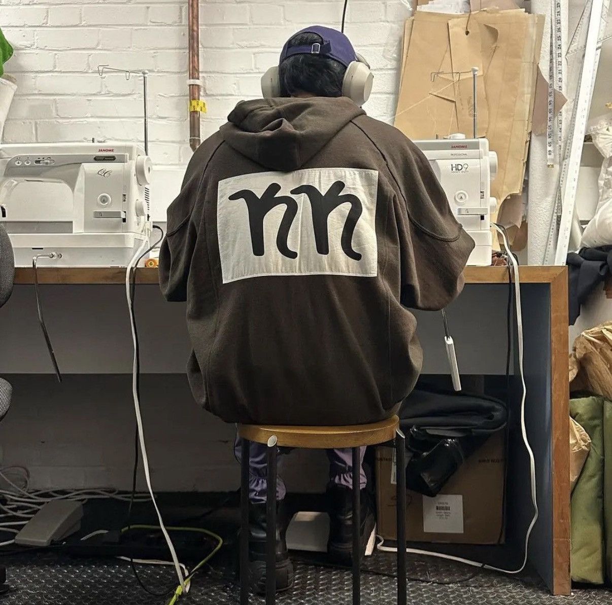 kiko kostadinov kk hoodie Kiko Kostadinov Kiko Kostadinov Brown KK 