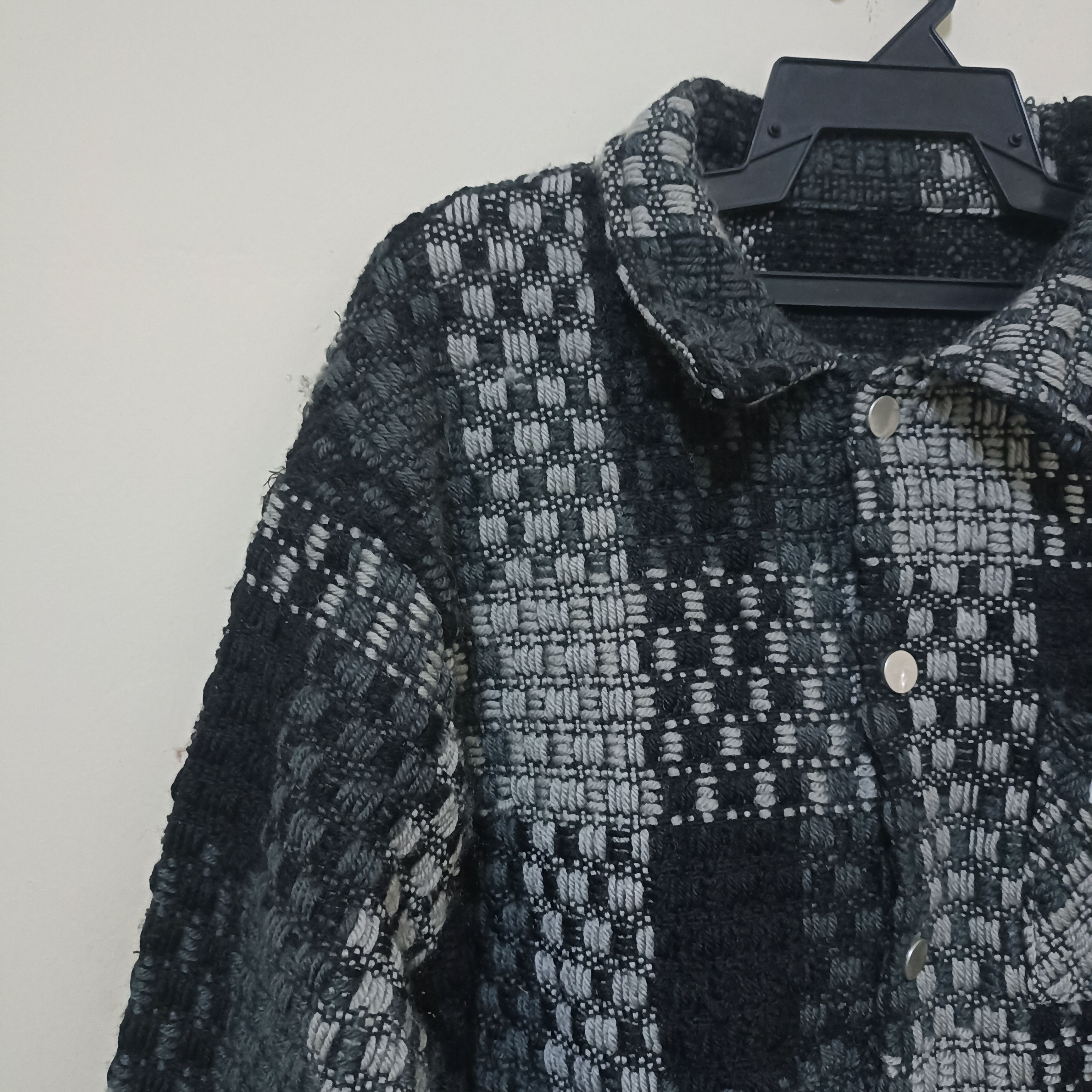 Other Essentials Rank One Checked Cardigan Jacket Knit Size US XXL / EU 58 / 5 - 5 Thumbnail