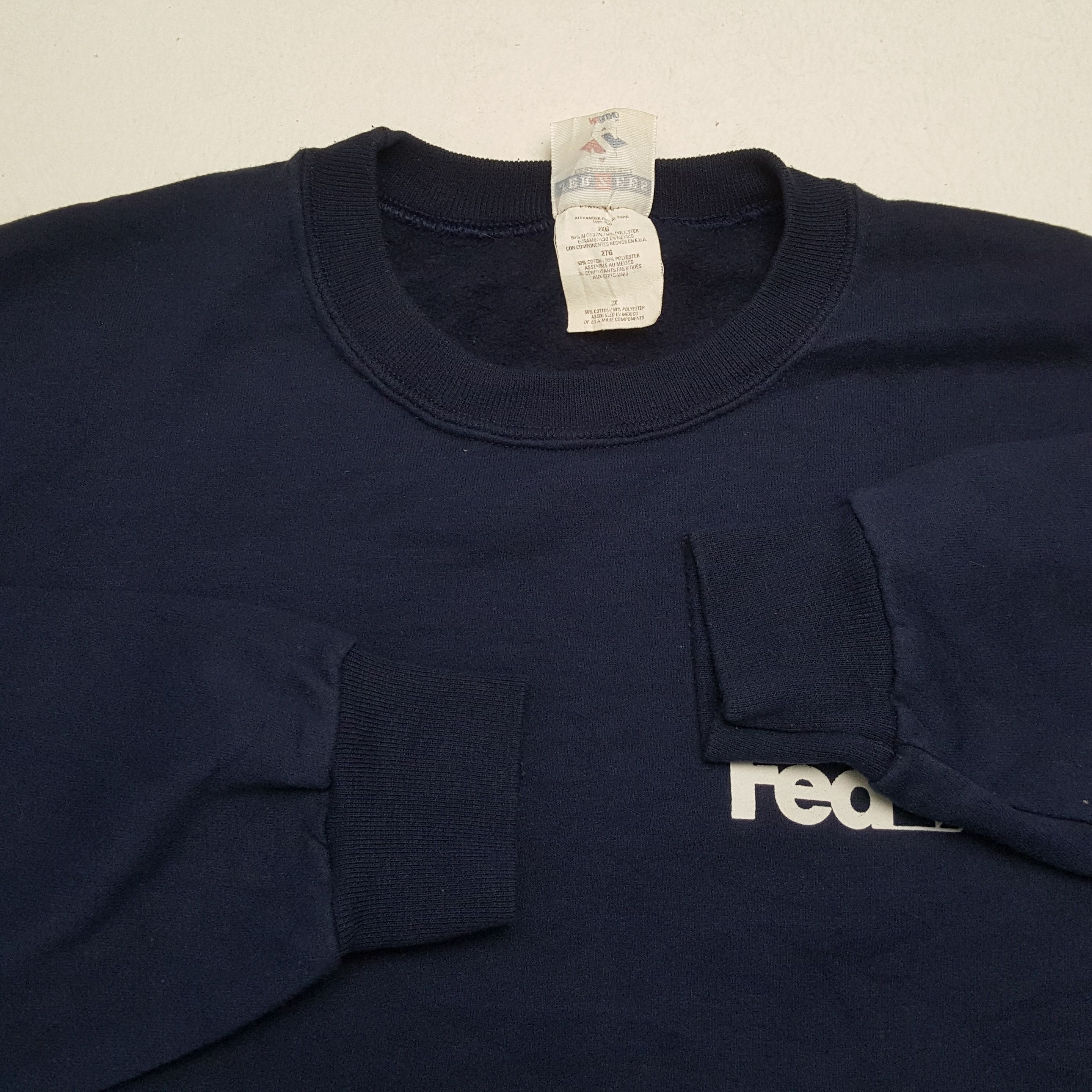 Jerzees × Vintage Vintage FedEx Express Delivery Promo Sweatshirts Size US XXL / EU 58 / 5 - 7 Thumbnail