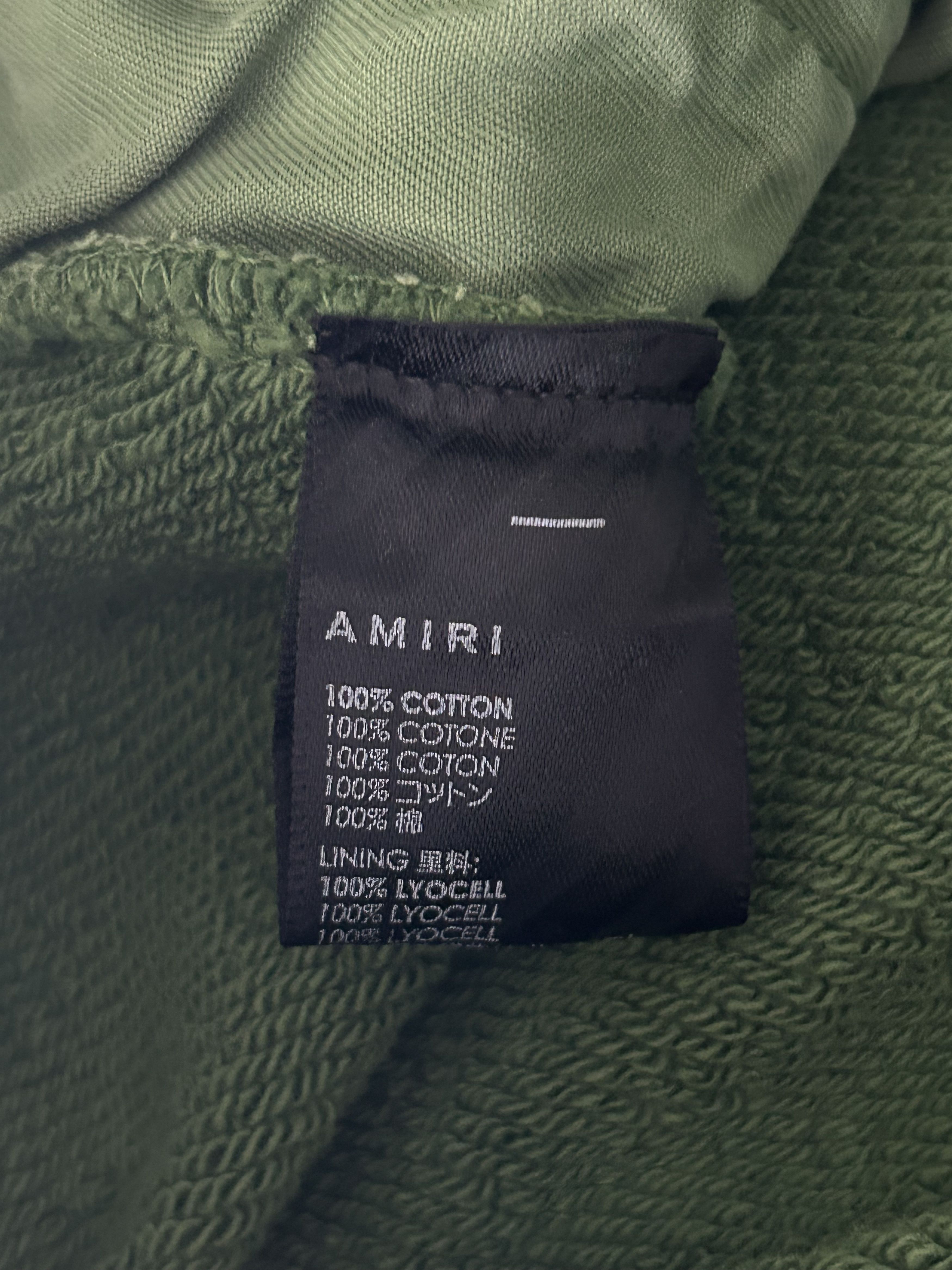 Amiri Amiri Green & Yellow Track Logo Shorts Size US 28 / EU 44 - 4 Thumbnail