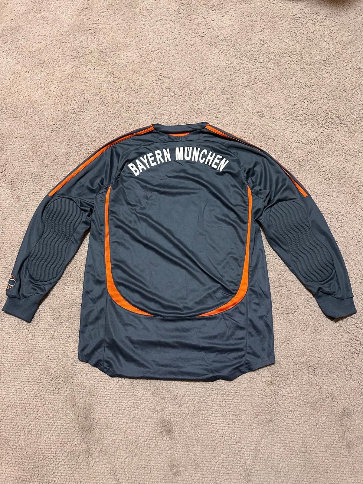 Adidas Bayern Munich 2006/7 Goalkeeper Kit Adidas LS Football Shirt Size US L / EU 52-54 / 3 - 8 Thumbnail