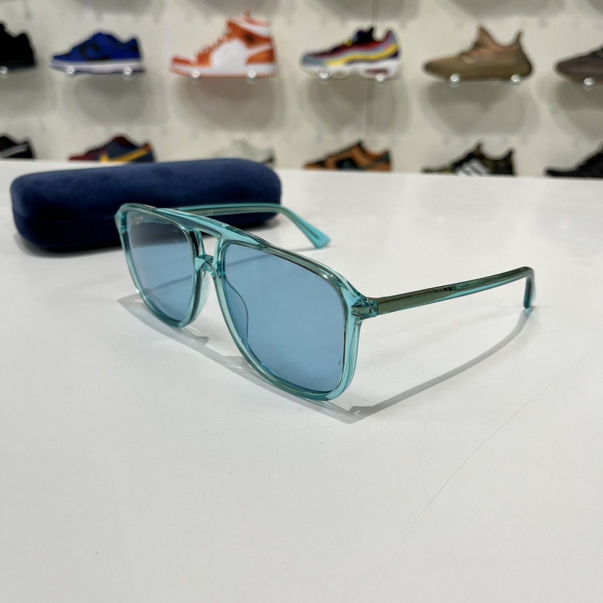 Gucci Gucci Sunglasses Blue Size ONE SIZE - 1 Thumbnail