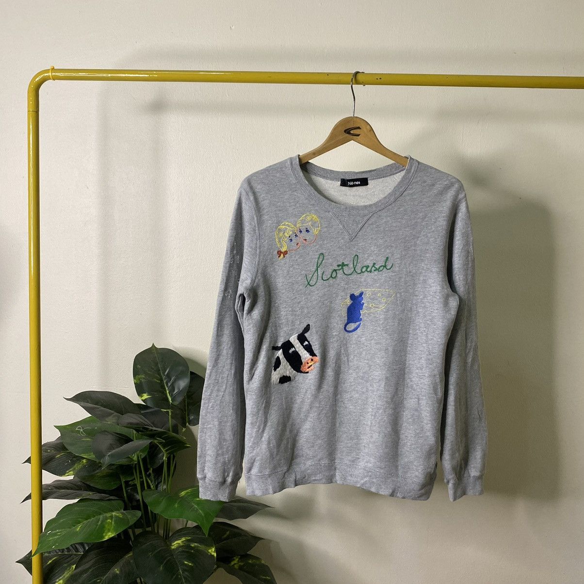 Issey Miyake × Ne-Net Ne Net By Issey Miyake Crewneck Sweatshirt Size US S / EU 44-46 / 1 - 1 Thumbnail