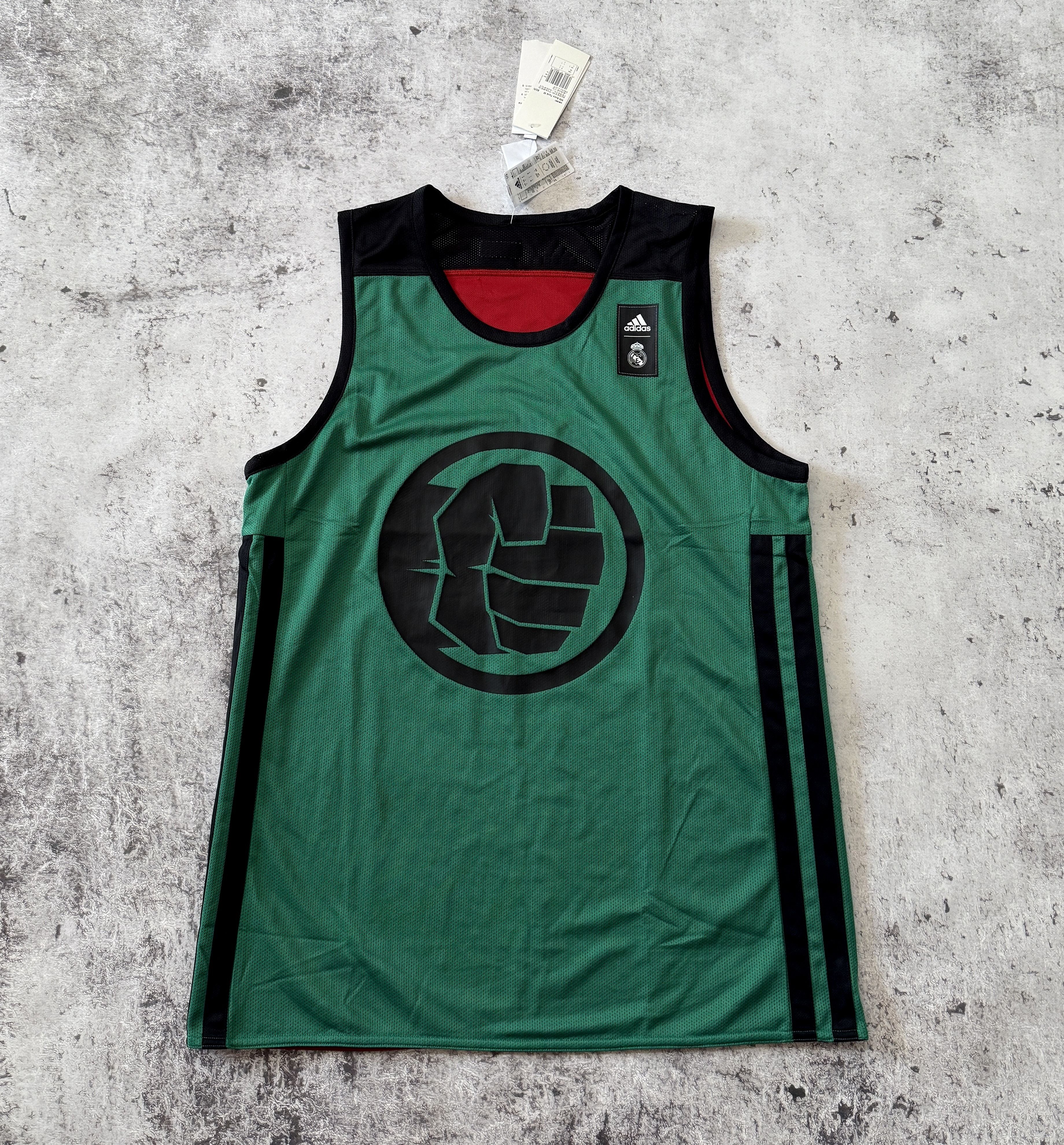 Adidas ADIDAS X REAL MADRID MARVEL AVENGERS TANK TOP HM3881 SIZE L Size US L / EU 52-54 / 3 - 1 Thumbnail