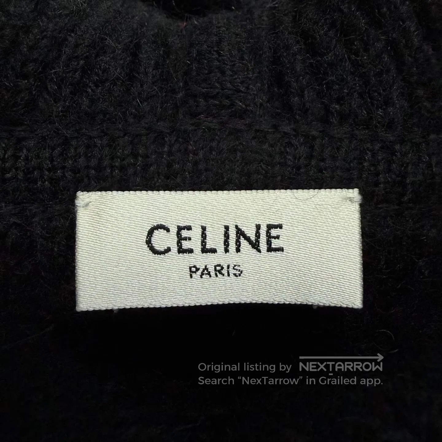 Celine Celine Black Hoodie with Pink CELINE Lettering. Size M / US 6-8 / IT 42-44 - 4 Thumbnail