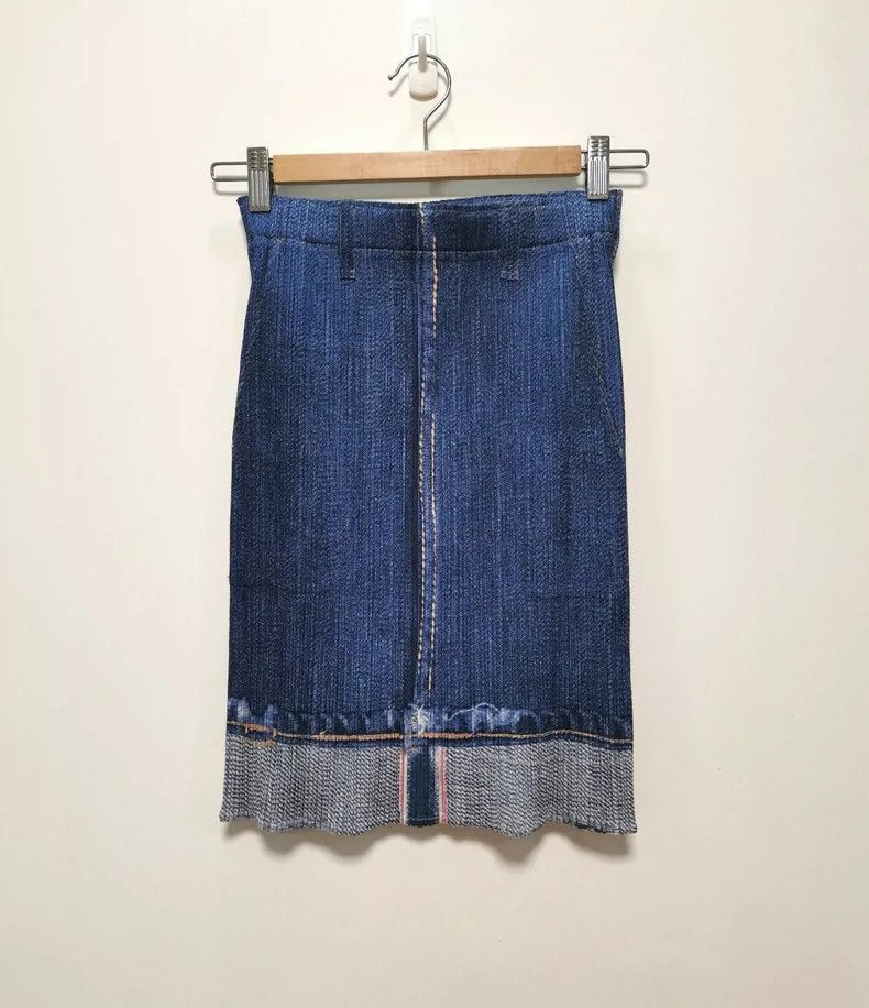 Issey Miyake issey miyake size:one size denim skirt Size 42" / US 20 - 1 Thumbnail