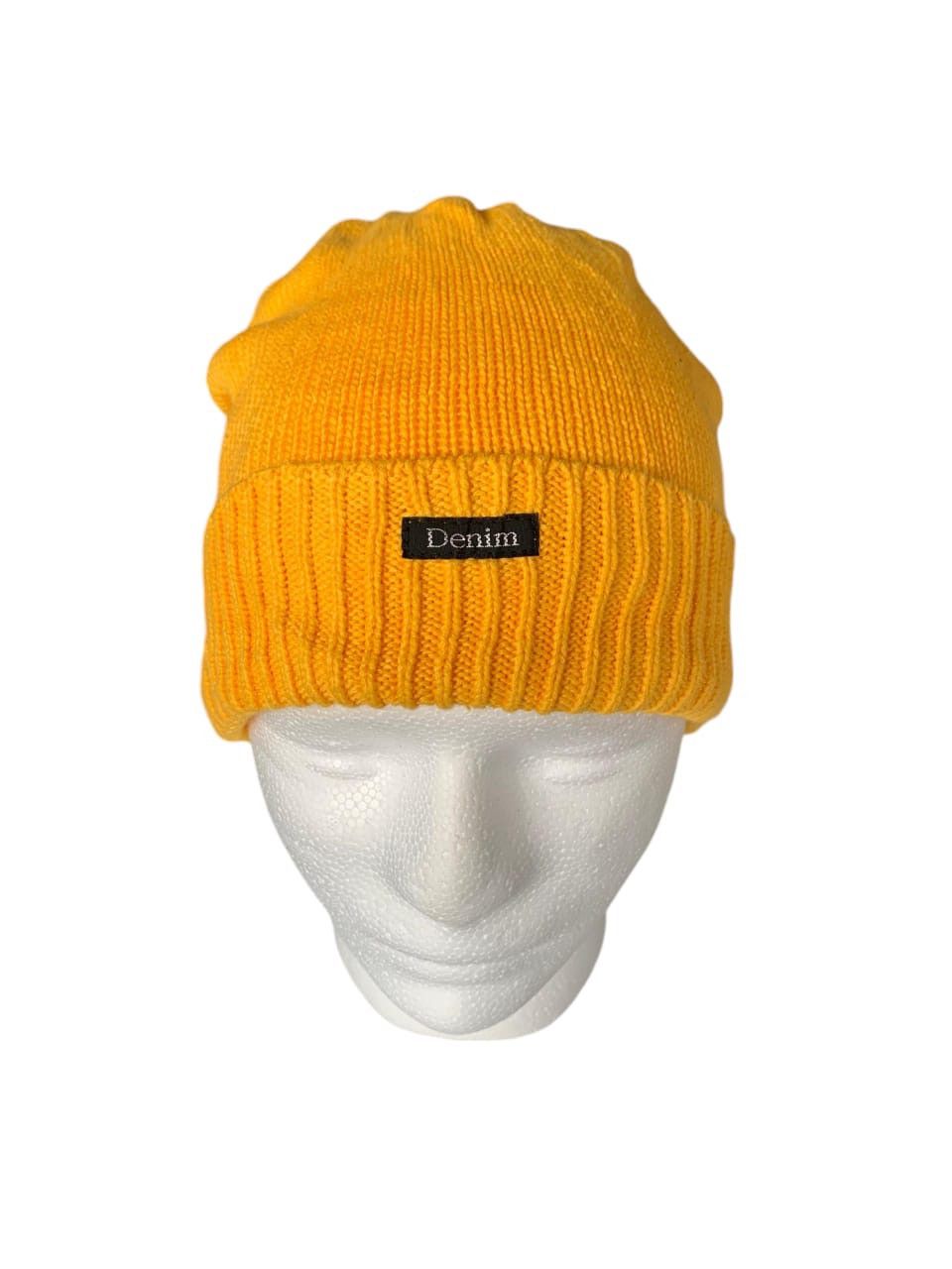 Japanese Brand × Kapital × Vintage Denim Dungaree Two Bird Yellow Beanie Hats Size ONE SIZE - 1 Thumbnail