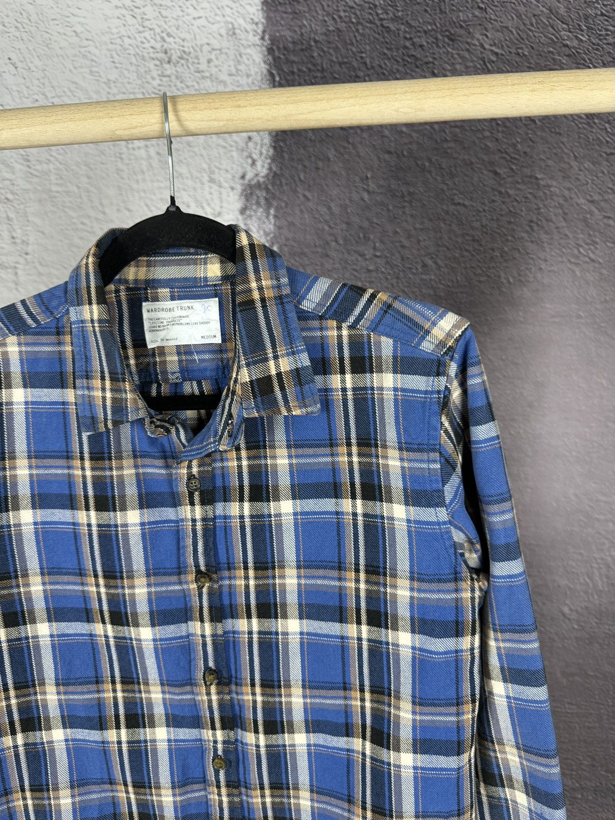 Japanese Brand Azul by Moussy Wardrobe Trunk checkered flannel shirt Size US M / EU 48-50 / 2 - 4 Thumbnail