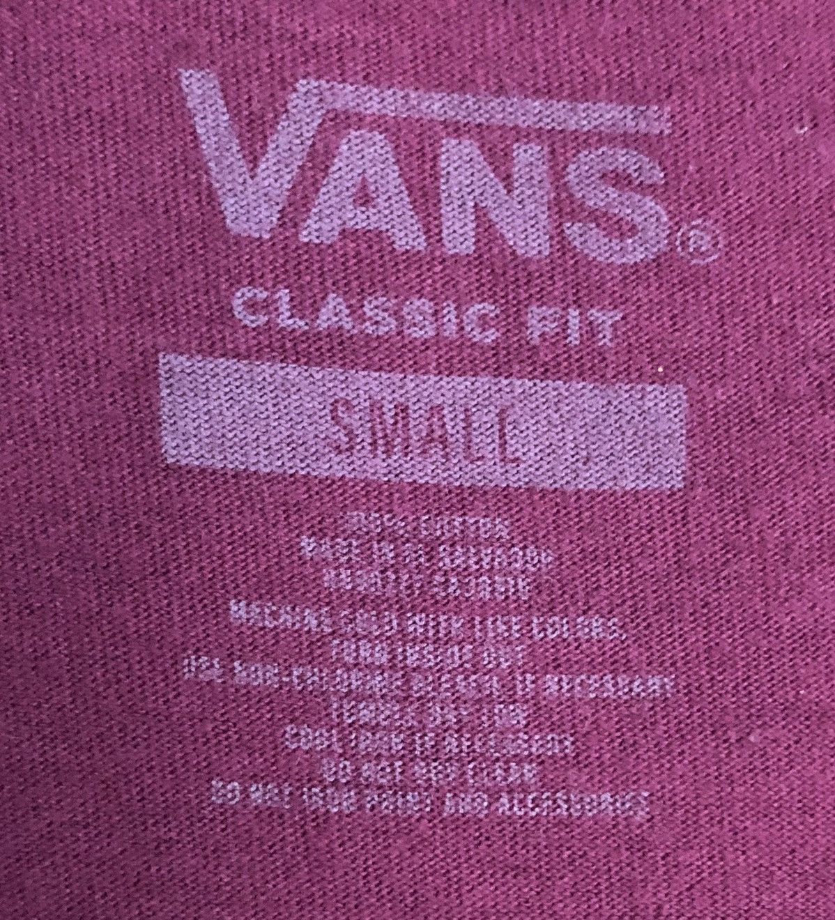 Vans Vintage Vans "Off The Wall" Classic Fit T-Shirt Size US S / EU 44-46 / 1 - 8 Thumbnail