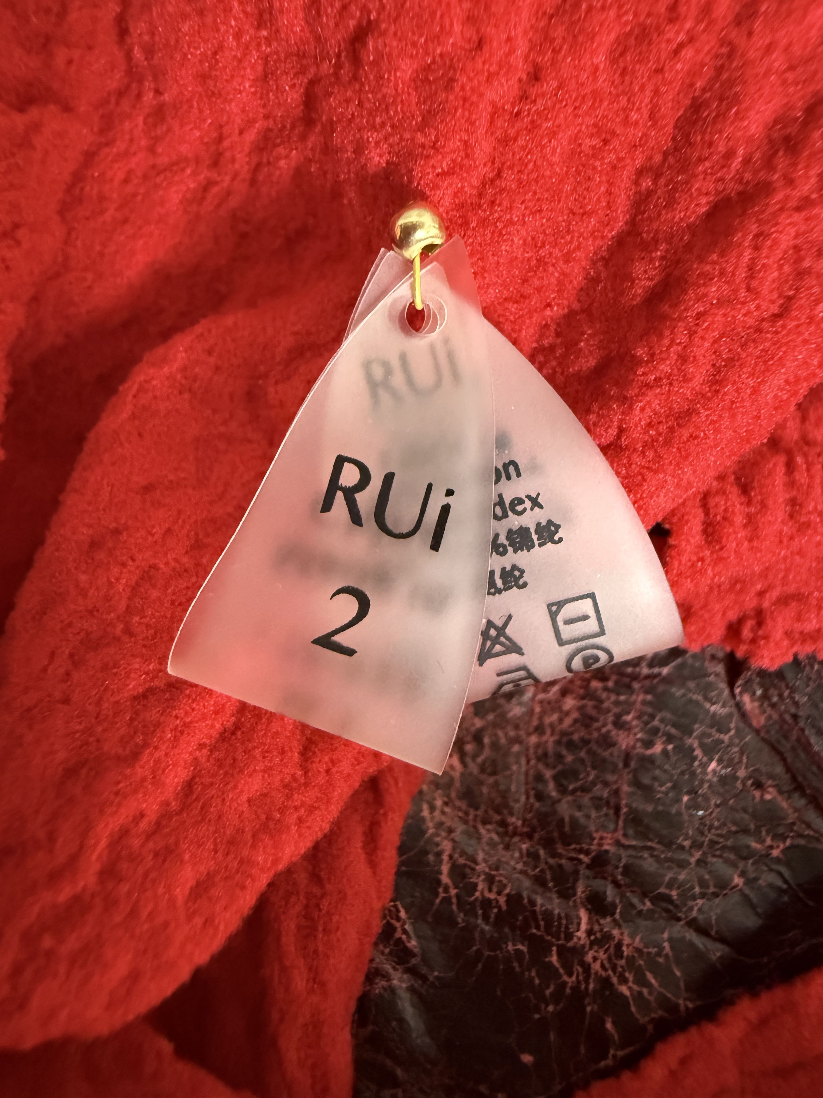 RUIbuilt $640 RUI Size 2 Ruby Red Halter Bodysuit Size M / US 6-8 / IT 42-44 - 18 Thumbnail