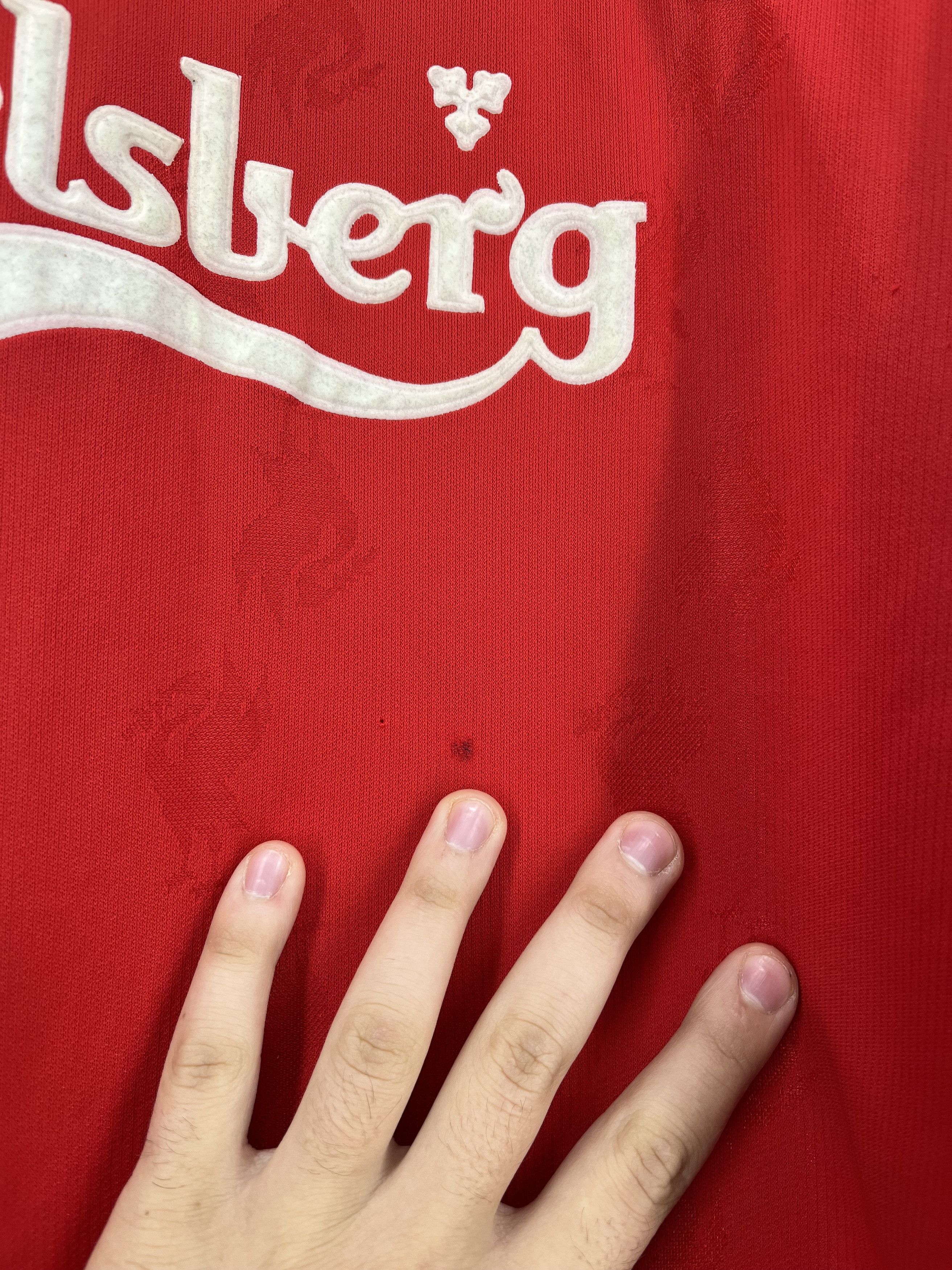 Reebok Liverpool FC 96/98 Home Jersey Reebok Carlsberg #10 UK Size US M / EU 48-50 / 2 - 10 Thumbnail