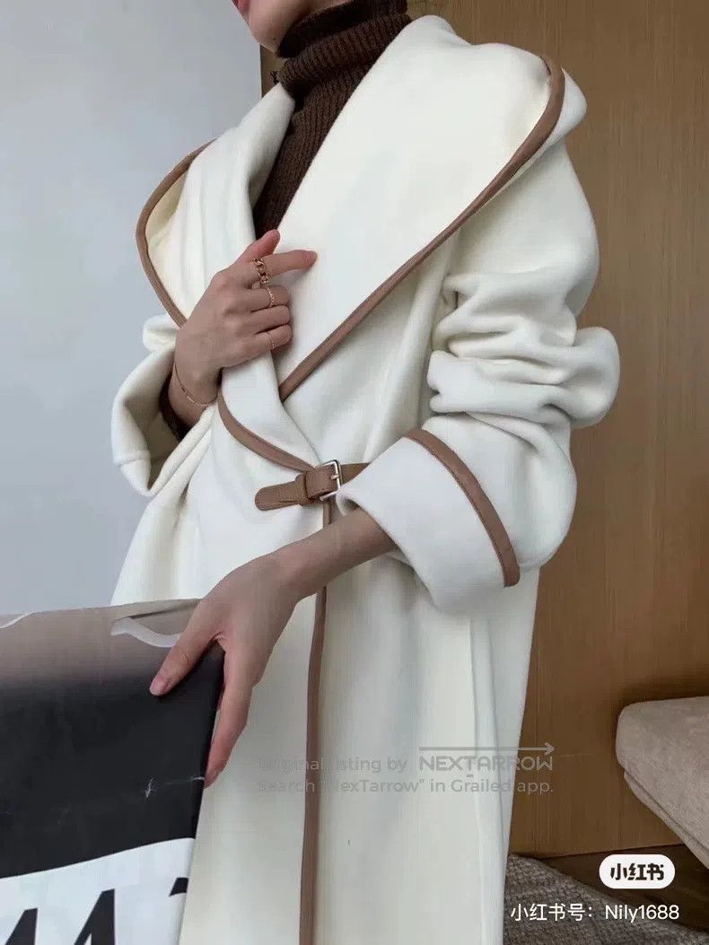 Hermes Hermes White leather-paned coat Size XXS / US 00 / IT 34 - 8 Thumbnail