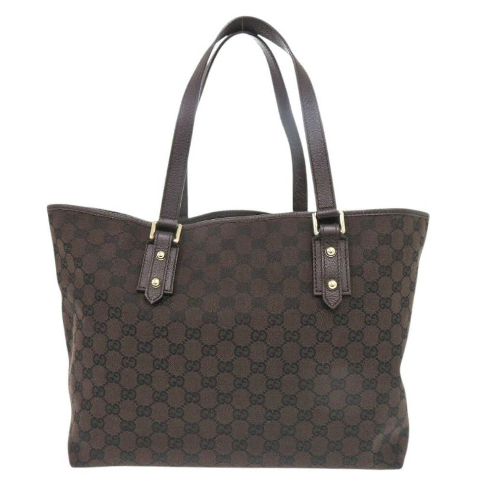 Gucci Canvas Brown Tote Bags