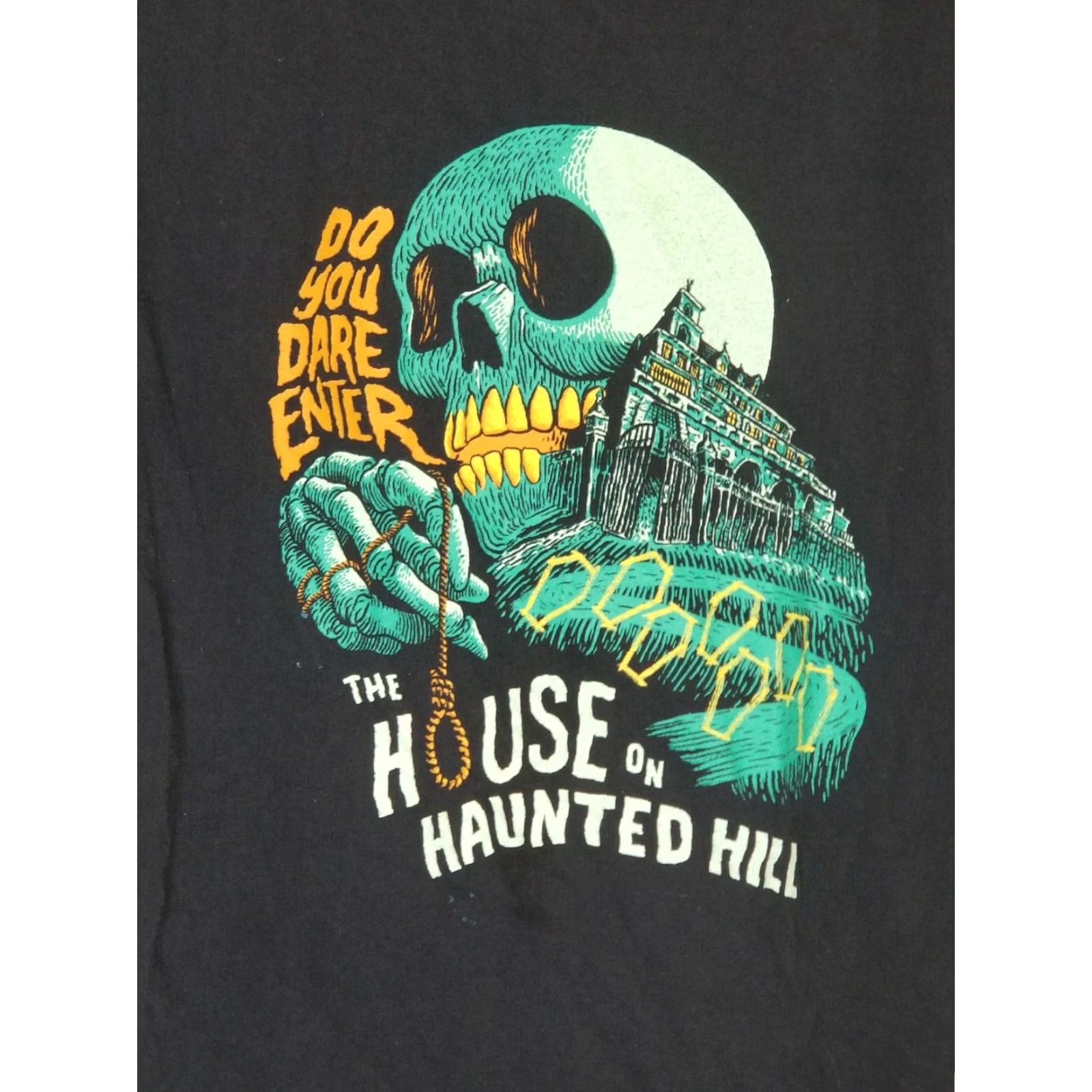 Vintage Loot Crate The House On Haunted Hill Black T-shirt Do You Dare Enter Adult L Unisex Size US L / EU 52-54 / 3 - 2 Thumbnail