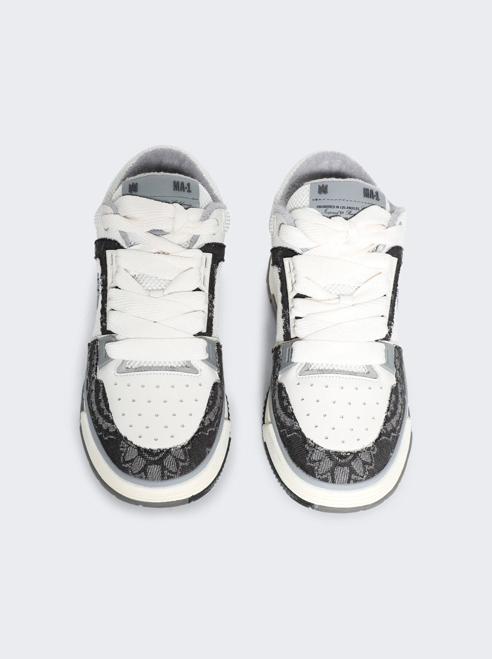 Amiri o1mle0426 Bandana Denim Ma -1 Sneakers in Multicolor Size US 14 / EU 47 - 5 Thumbnail
