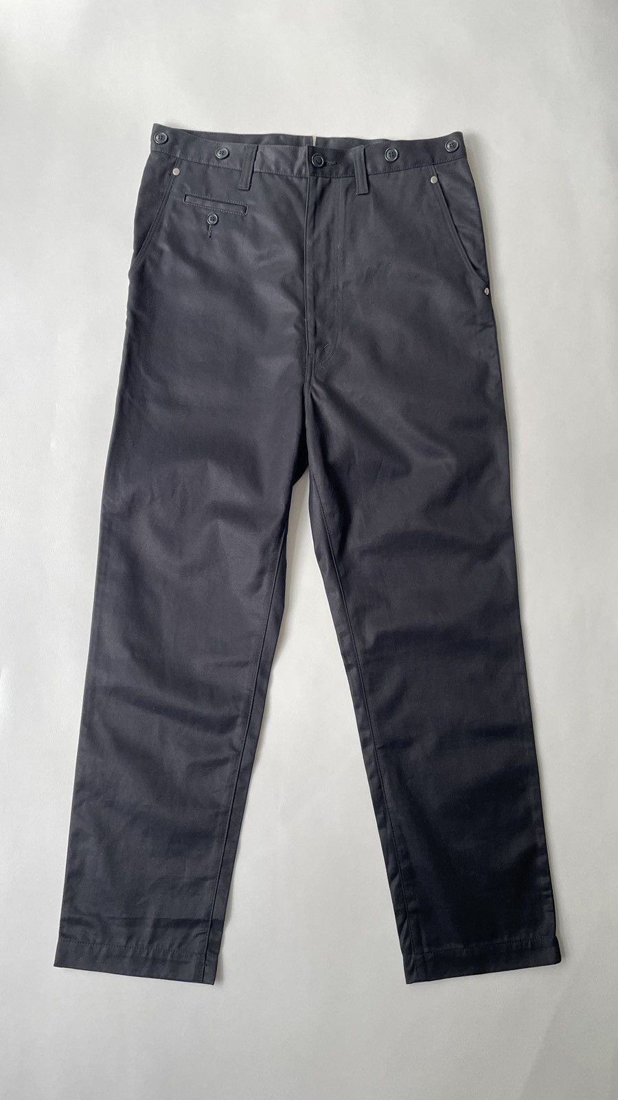 Comme des Garcons A/W 13 Dark Blue Utility Trousers Size US 32 / EU 48 - 2 Thumbnail