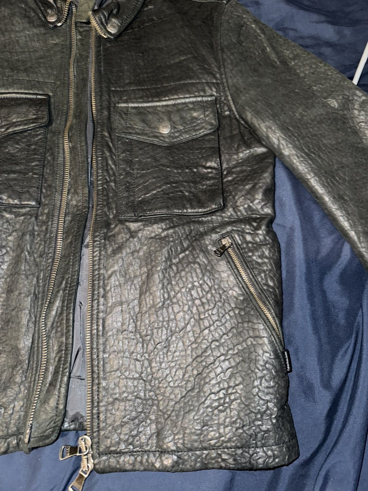 Calvin Klein Calvin klein jeans leather jacket Size US L / EU 52-54 / 3 - 3 Thumbnail